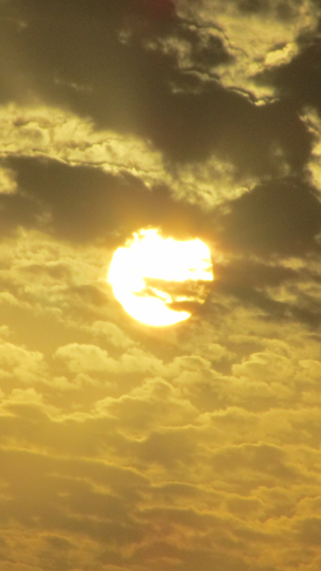 Sun Behind Clouds During Daytime. Wallpaper in 1080x1920 Resolution