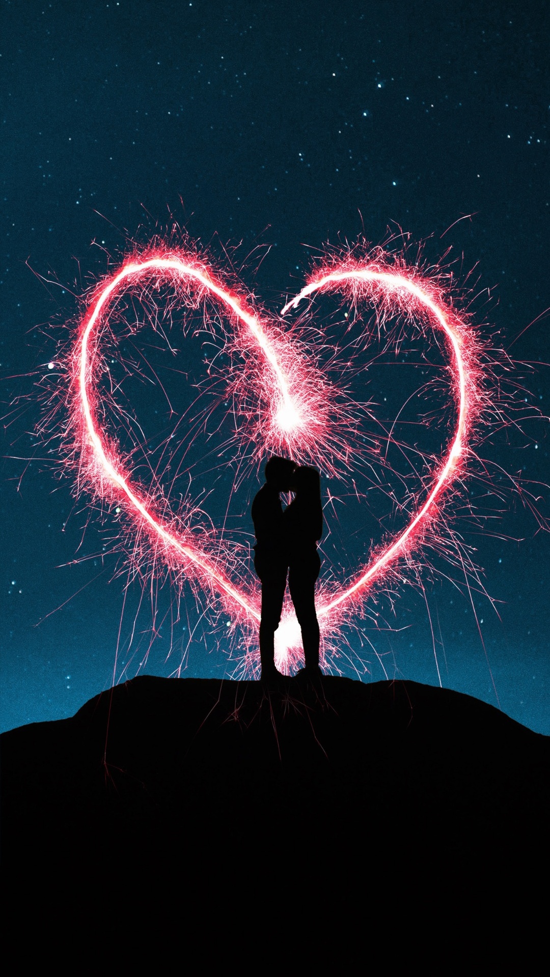 Valentines Day, Editing, Event, Darkness, Happy. Wallpaper in 1080x1920 Resolution