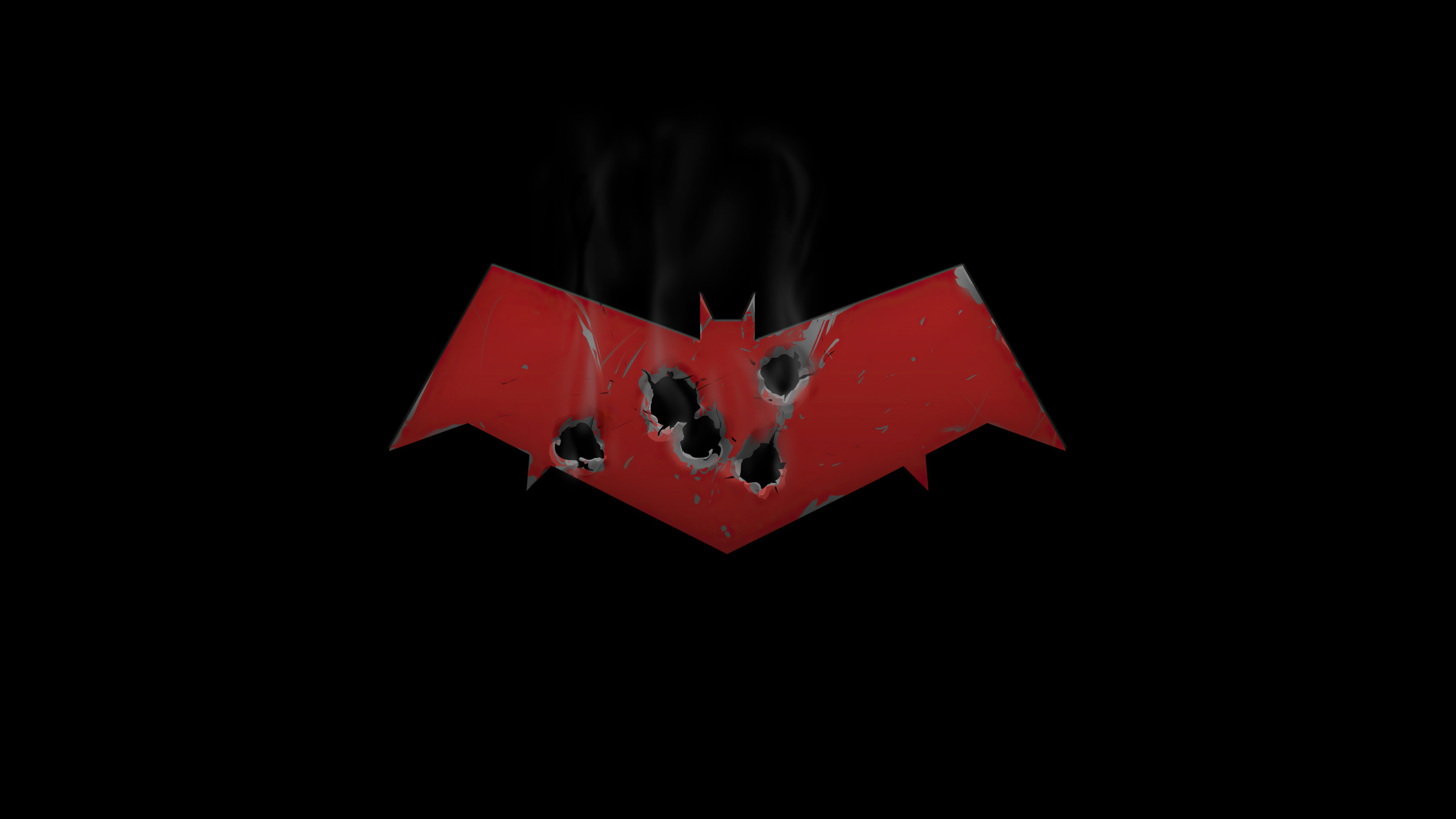 Batman, Red Hood, Jason Todd, Graphics, Logo. Wallpaper in 2560x1440 Resolution