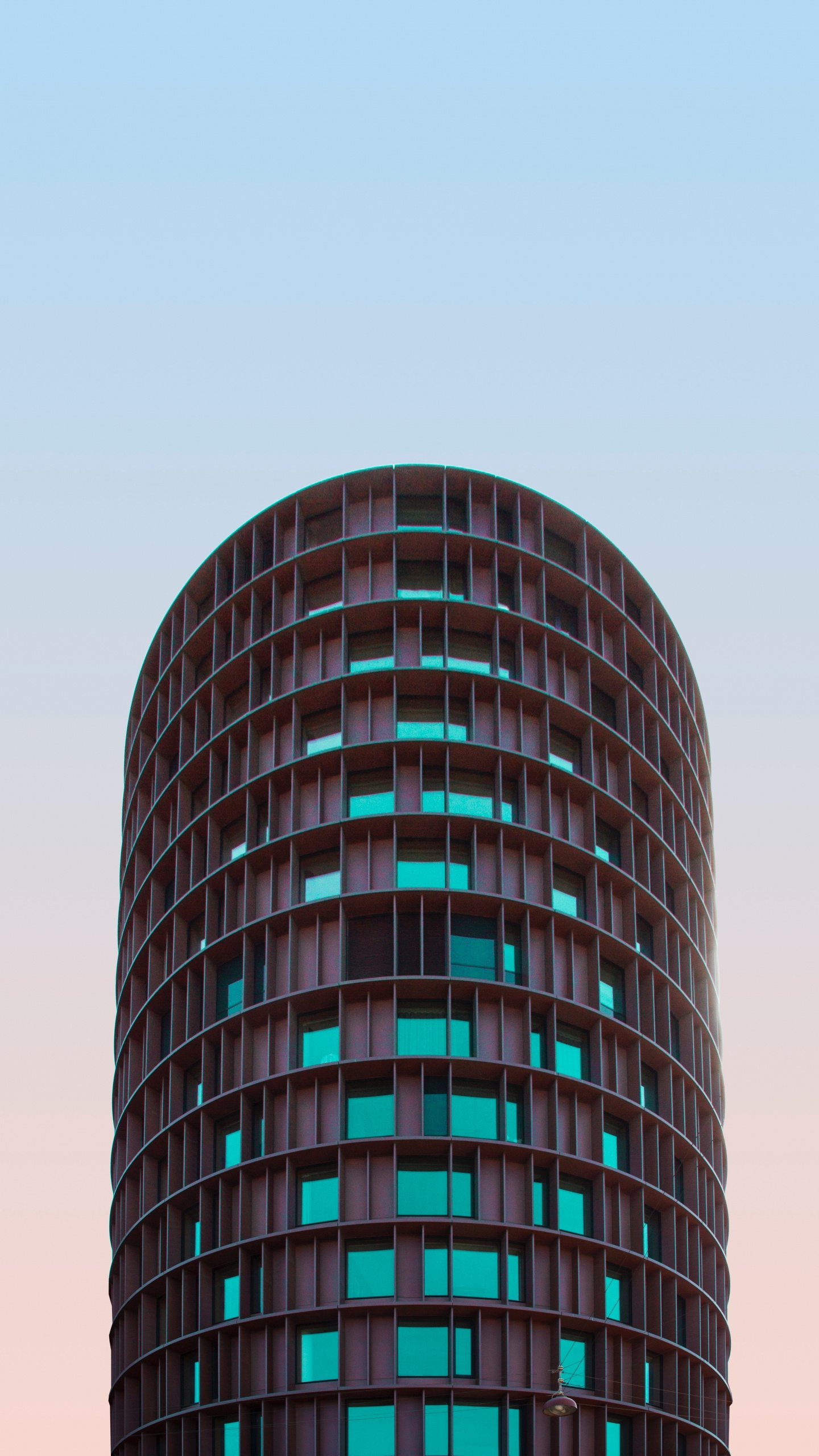 Grey and Black Round Building. Wallpaper in 1440x2560 Resolution