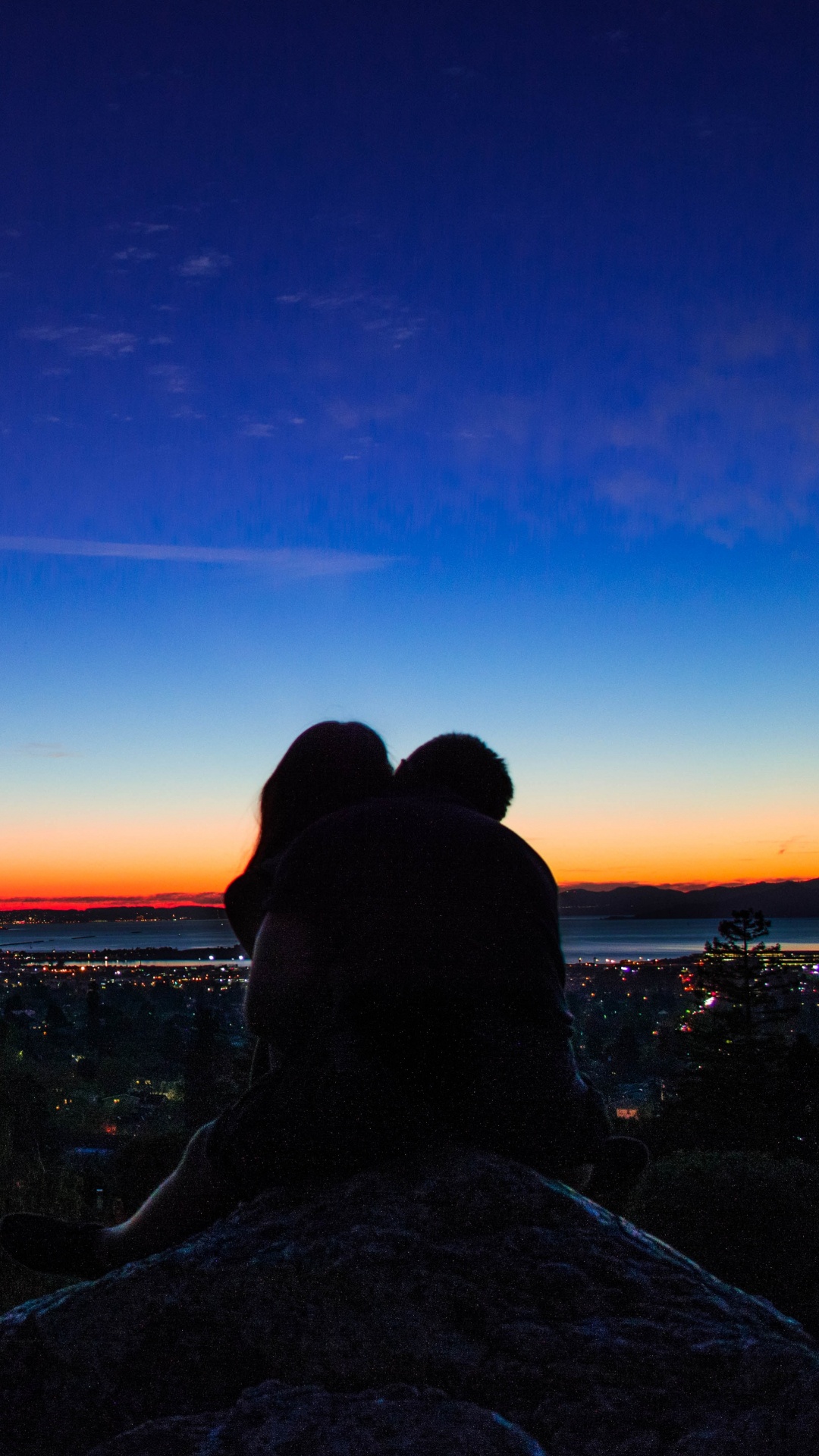 Kiss, Romance, Horizon, Blue, Cloud. Wallpaper in 1080x1920 Resolution