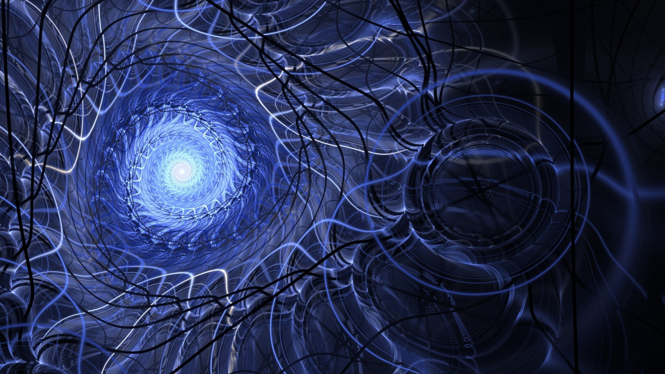 Braune Und Weiße Abstrakte Malerei. Wallpaper in 1366x768 Resolution