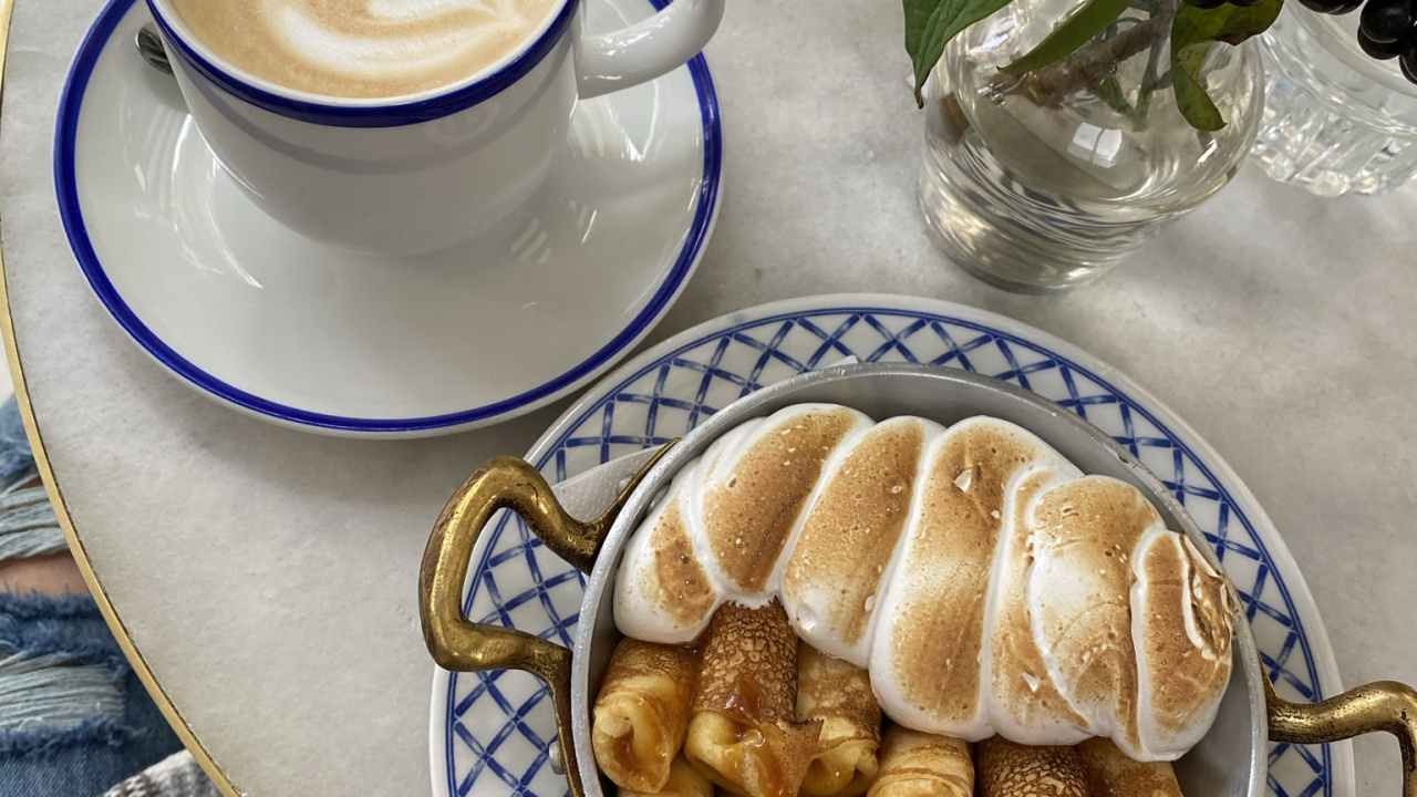 Plat, Cappuccino, Petit Déjeuner Complet, Breakfast, 09702. Wallpaper in 1280x720 Resolution