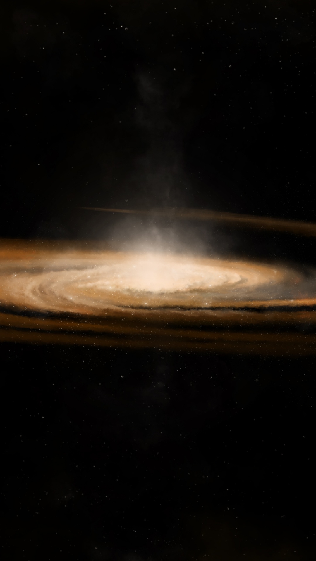 Braune Und Schwarze Runde Abbildung. Wallpaper in 1080x1920 Resolution