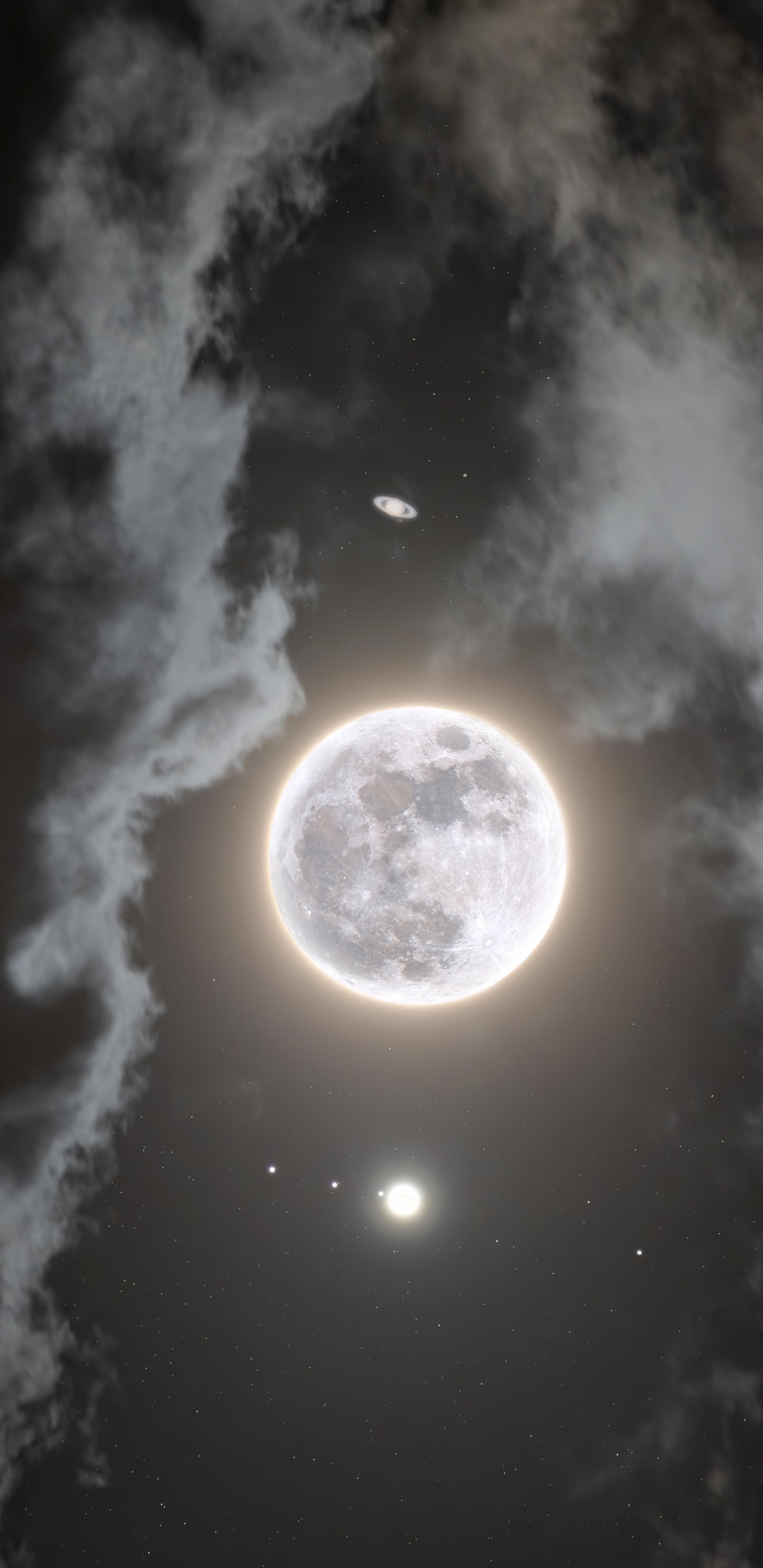 Vollmond, Mond, Tolle Verbindung, Januar 2020 Mondfinsternis, Neumond. Wallpaper in 1440x2960 Resolution