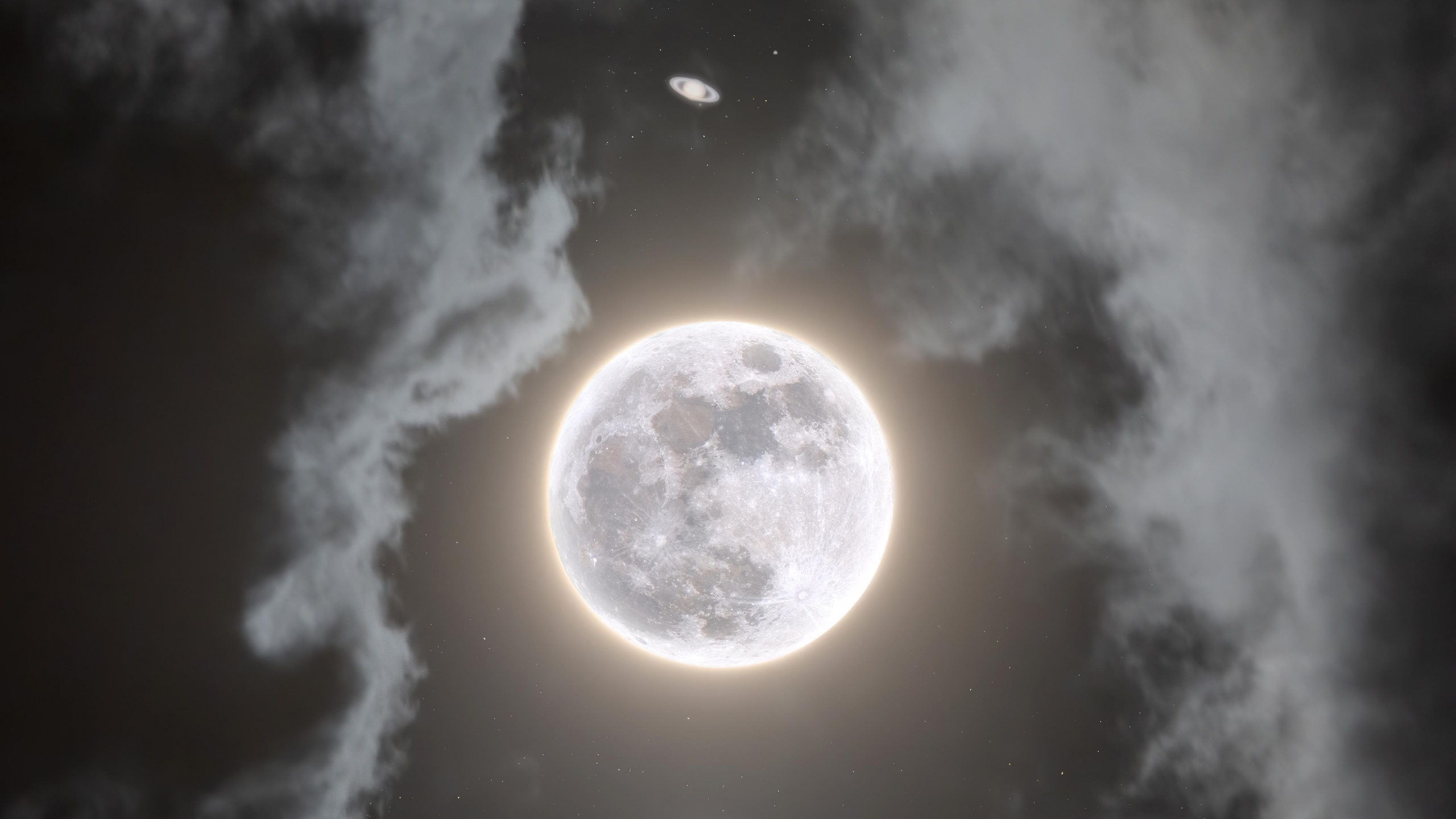 Vollmond, Mond, Tolle Verbindung, Januar 2020 Mondfinsternis, Neumond. Wallpaper in 2560x1440 Resolution