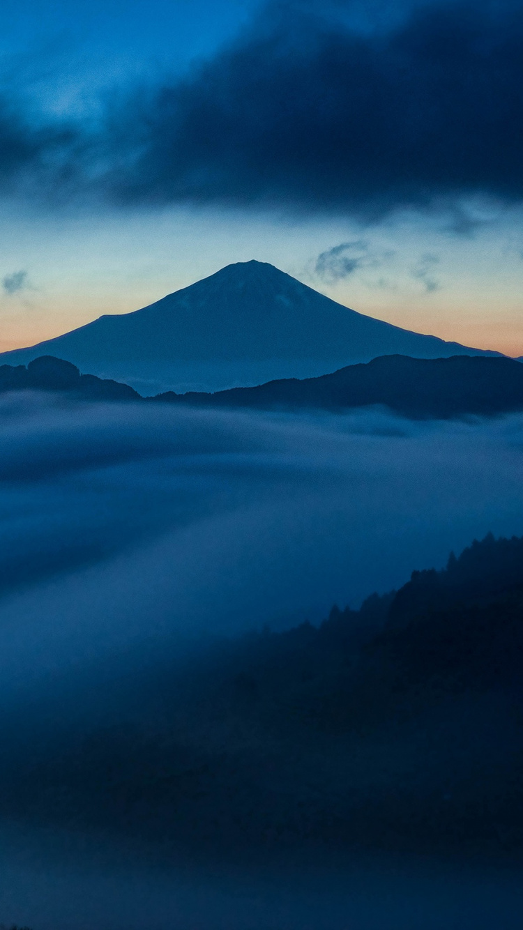 安装的风景, 日落, 性质, 高地, 天空 壁纸 750x1334 允许