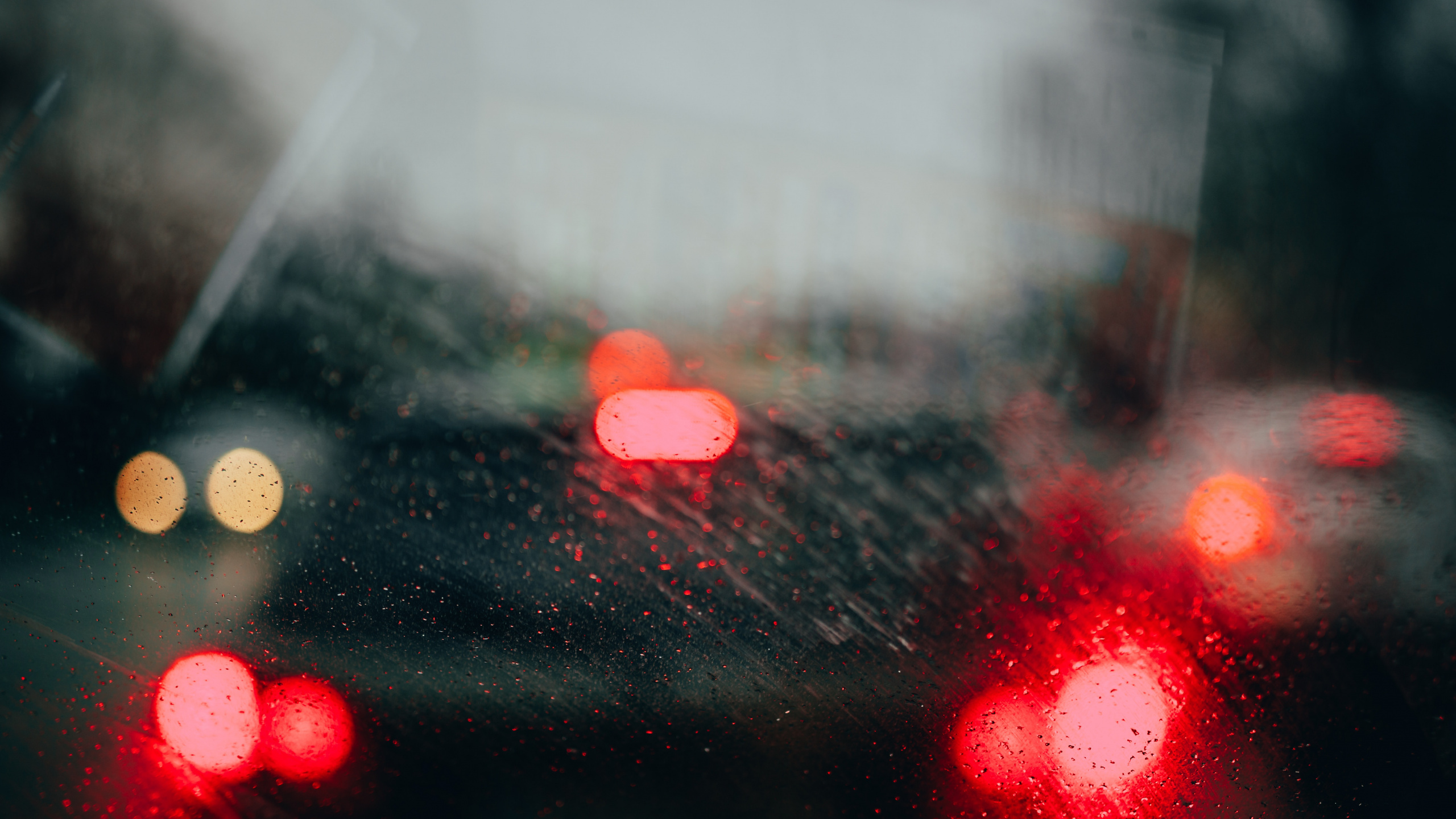 Light, Glare, Red, Automotive Lighting, Night. Wallpaper in 2560x1440 Resolution