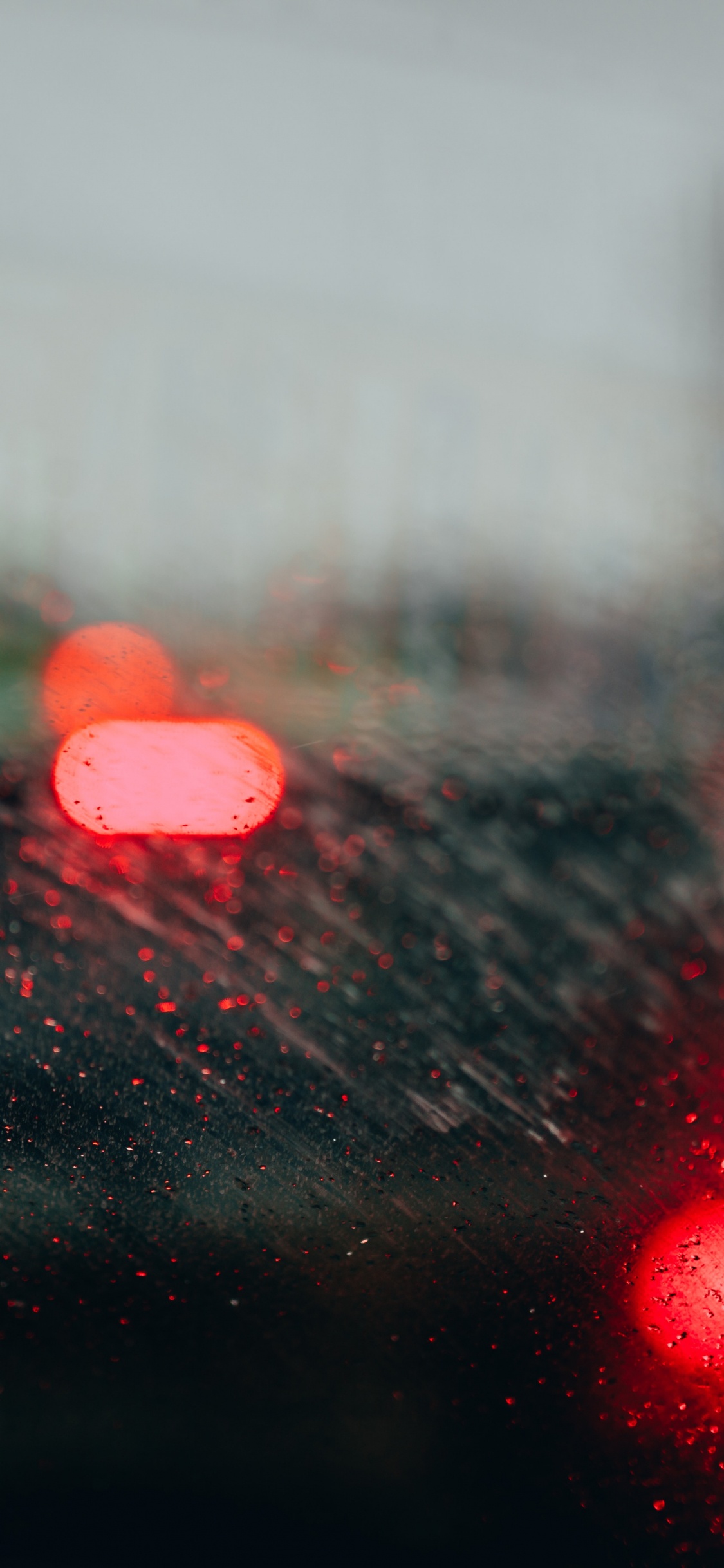 Lumière, Éblouissement, Red, L'éclairage Automobile, Nuit. Wallpaper in 1125x2436 Resolution