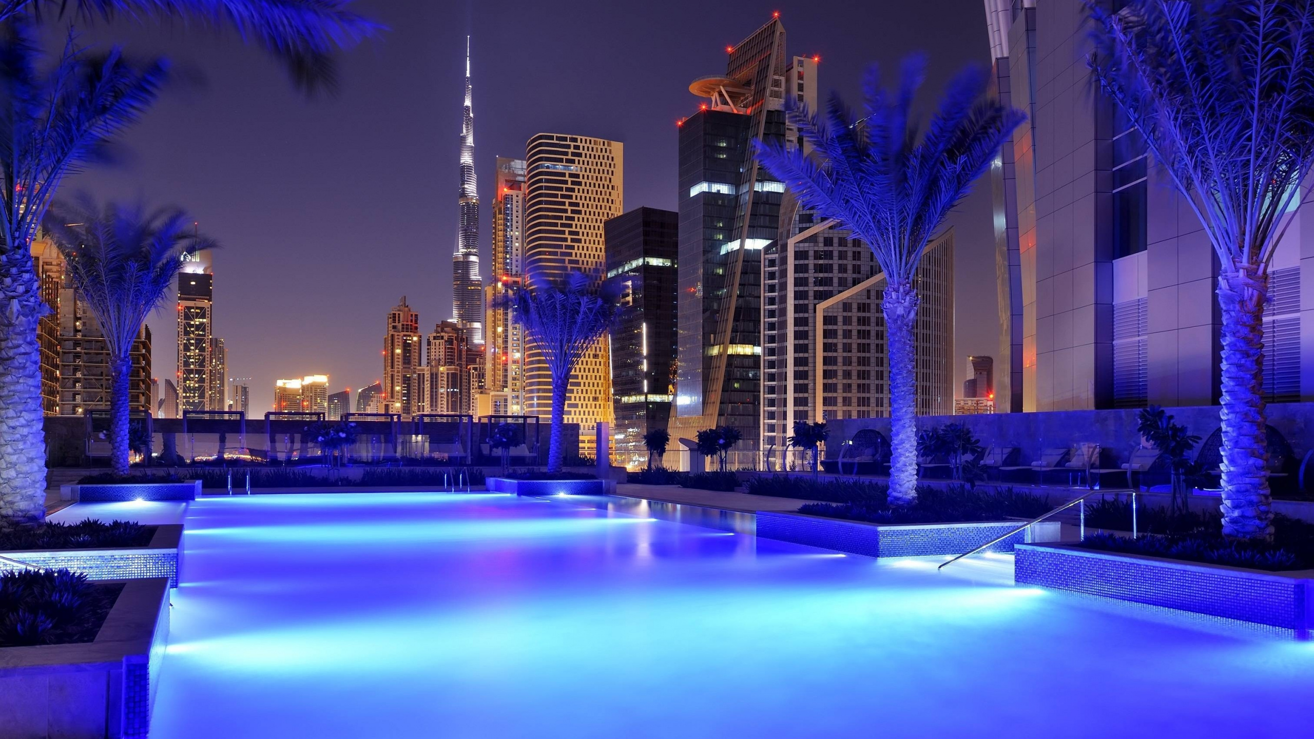 城市, 城市景观, 光, 反射, 资本市 壁纸 2560x1440 允许