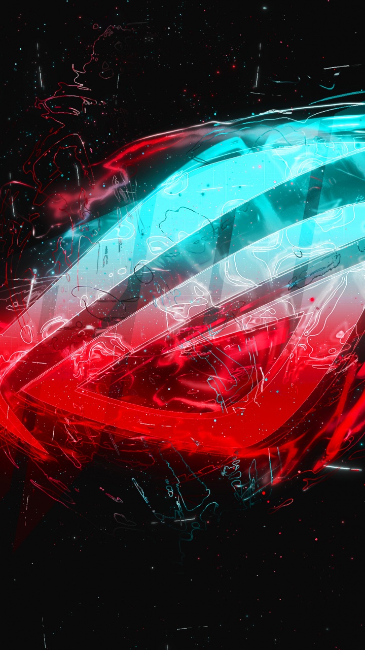 Asus, Red, Graphisme, Illustration, Conception. Wallpaper in 720x1280 Resolution