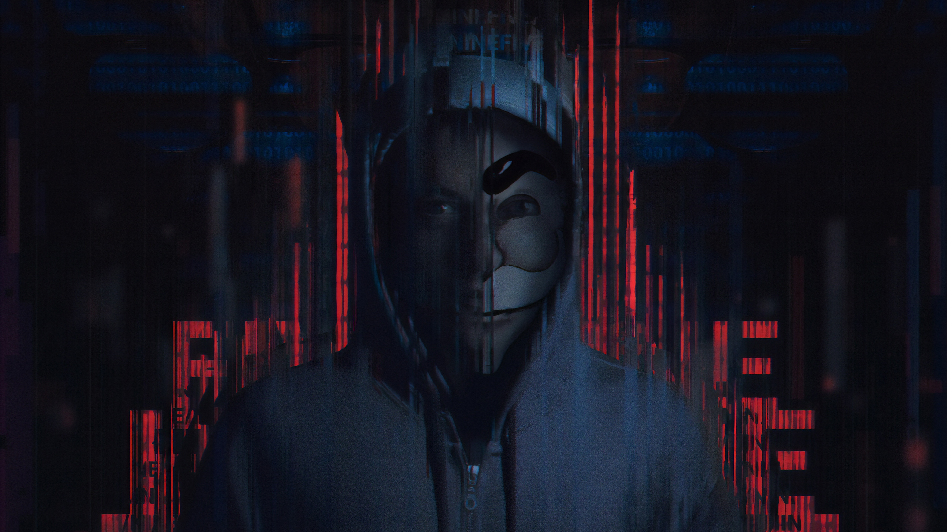 Mr Robot - Saison 3, USA Network, Obscurité, Fiction, Composition Numérique. Wallpaper in 3840x2160 Resolution