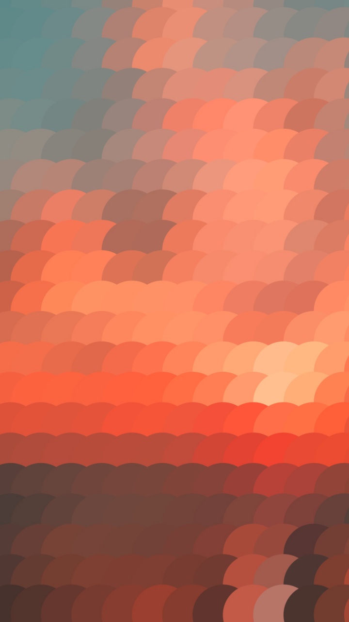 纹理, 橙色, 红色的, 余辉, 地平线 壁纸 720x1280 允许