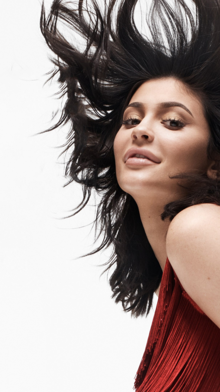 Kylie Jenner et Scott Travis, Kylie Jenner, Célébrité, Cil, Lèvres. Wallpaper in 750x1334 Resolution