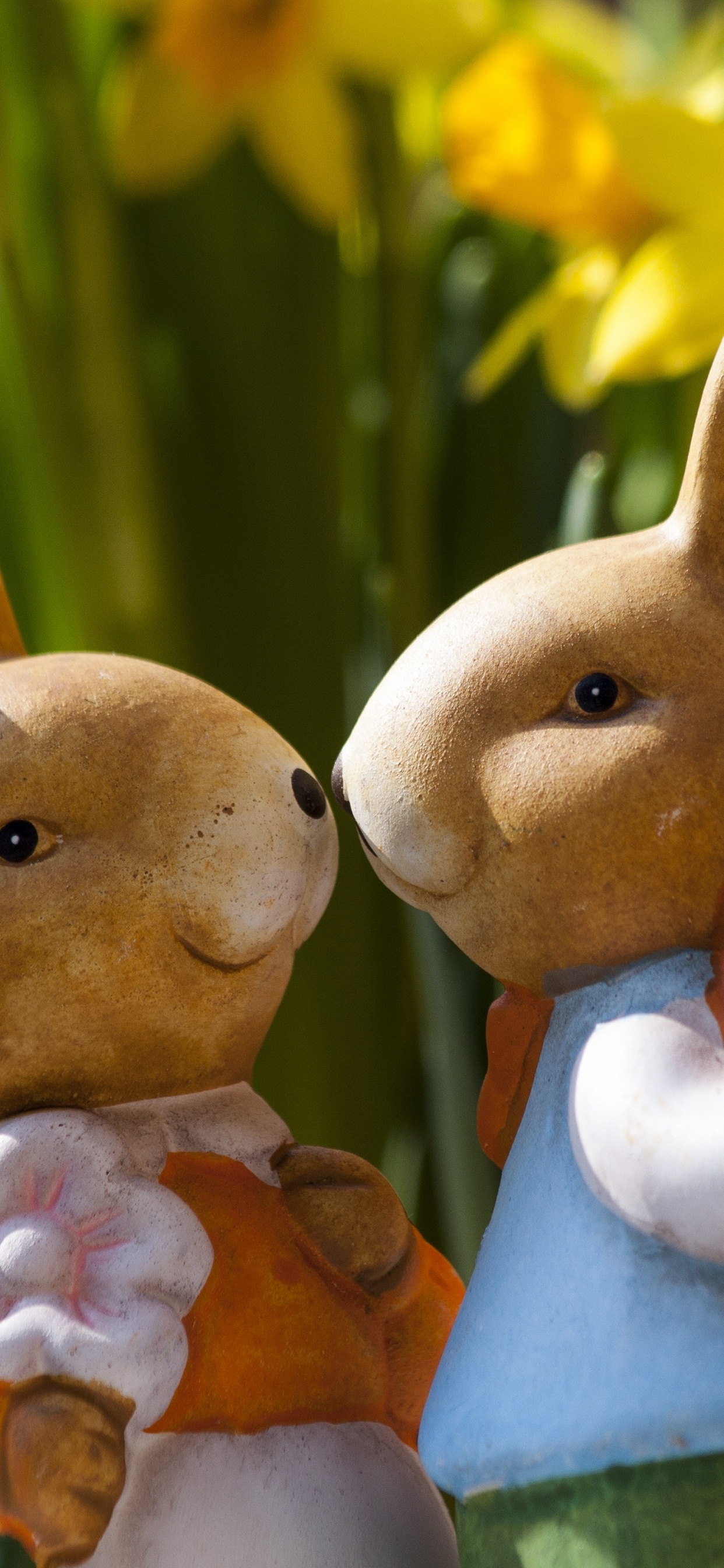 Conejito de Pascua, Los Huevos de Pascua, Huevo de Pascua, Conejo, Los Conejos y Las Liebres. Wallpaper in 1242x2688 Resolution