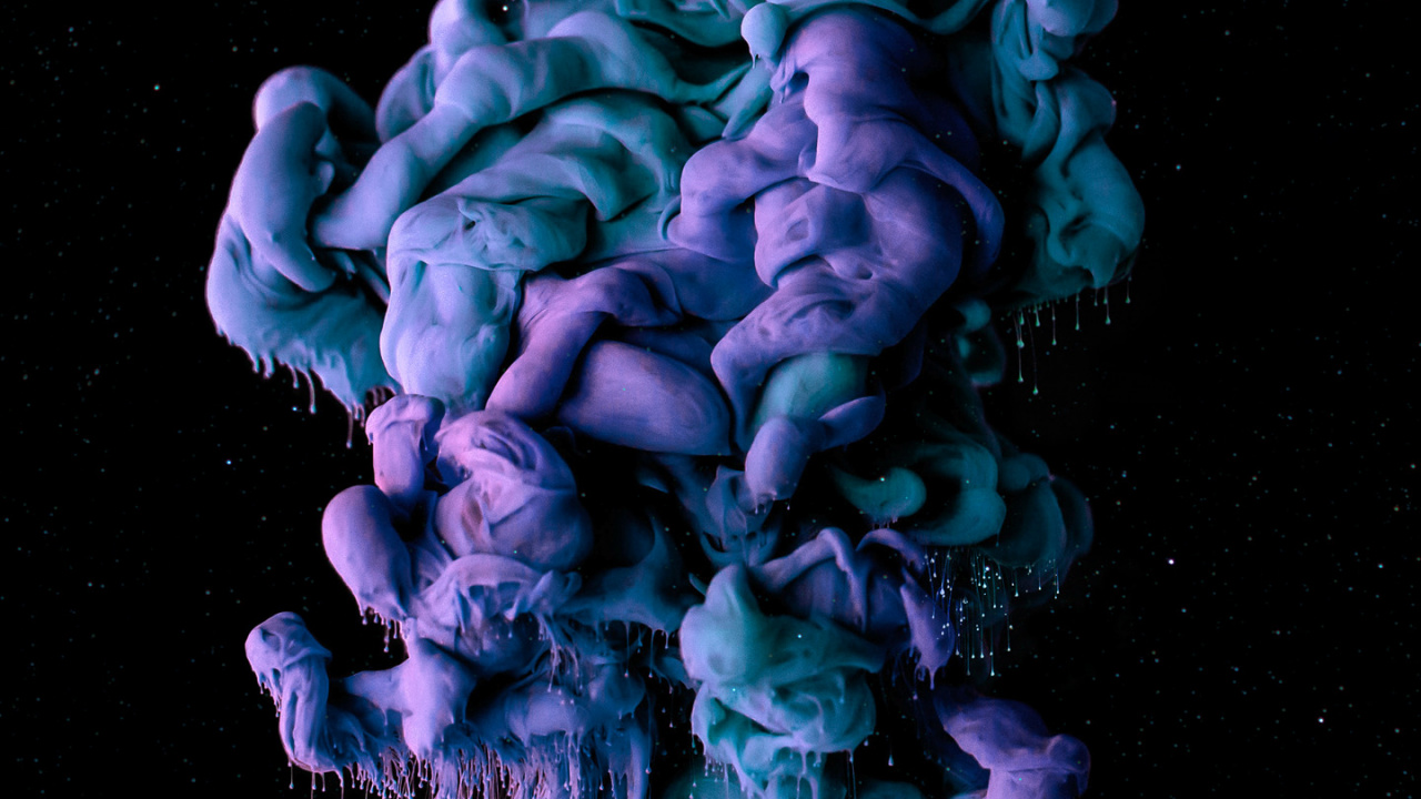 Liquid, Green, Purple, Pétale, Biologie Marine. Wallpaper in 1280x720 Resolution