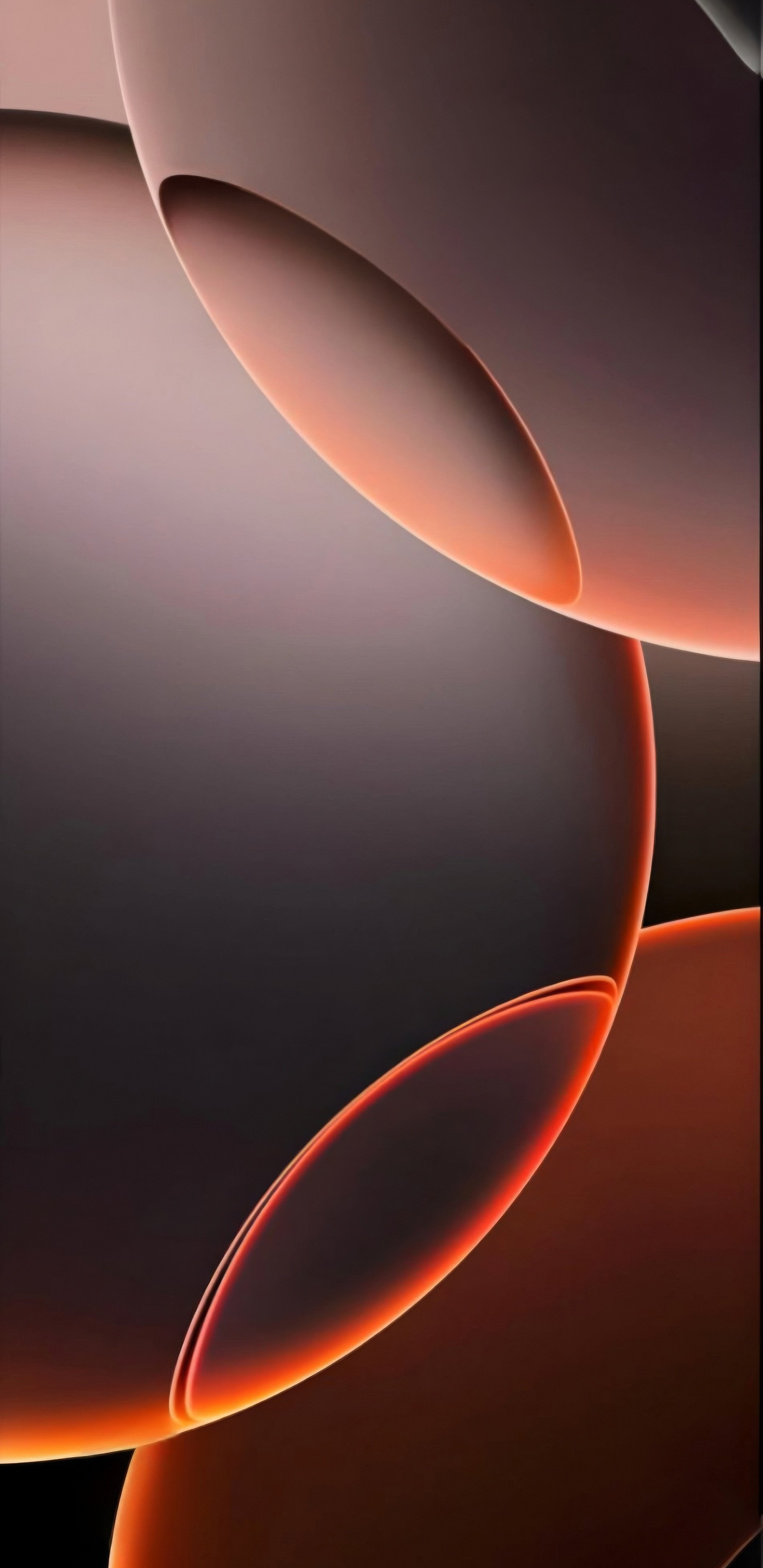 IPhone 16 Pro, Titanio Del Desierto, Objeto Astronómico, Naranja, Espacio. Wallpaper in 1440x2960 Resolution