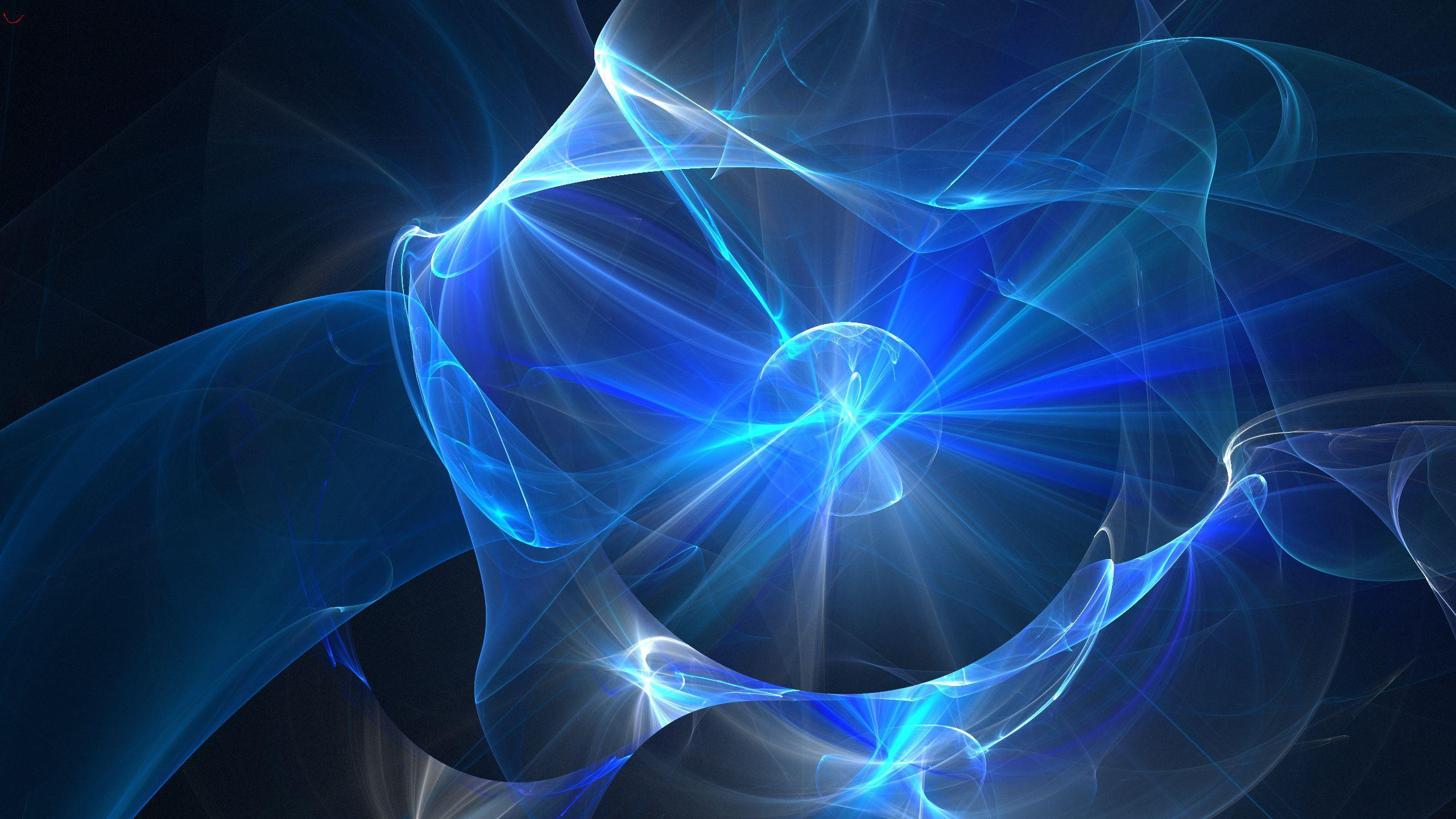 Gelbe Und Weiße Abstrakte Malerei. Wallpaper in 2560x1440 Resolution