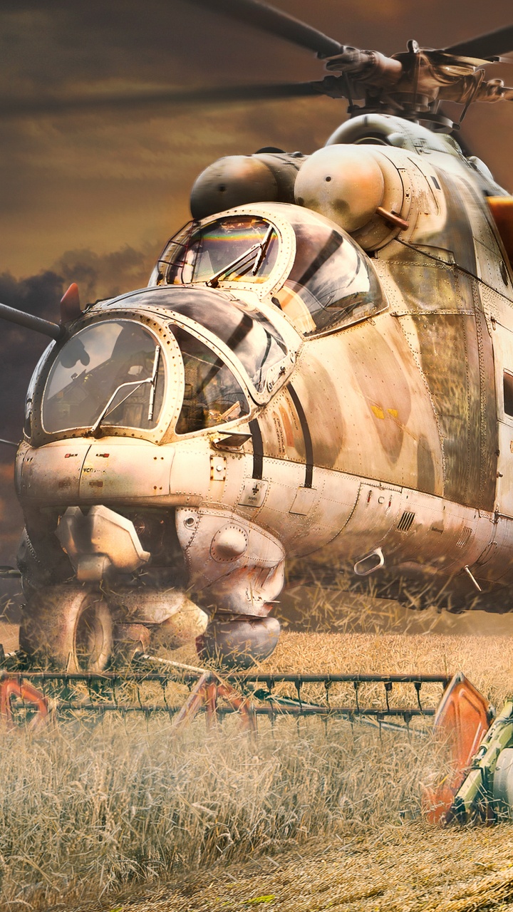 mi 24 Récolte, le Mil mi 24, le Mil mi 8, mi 35m, Hélicoptère. Wallpaper in 720x1280 Resolution