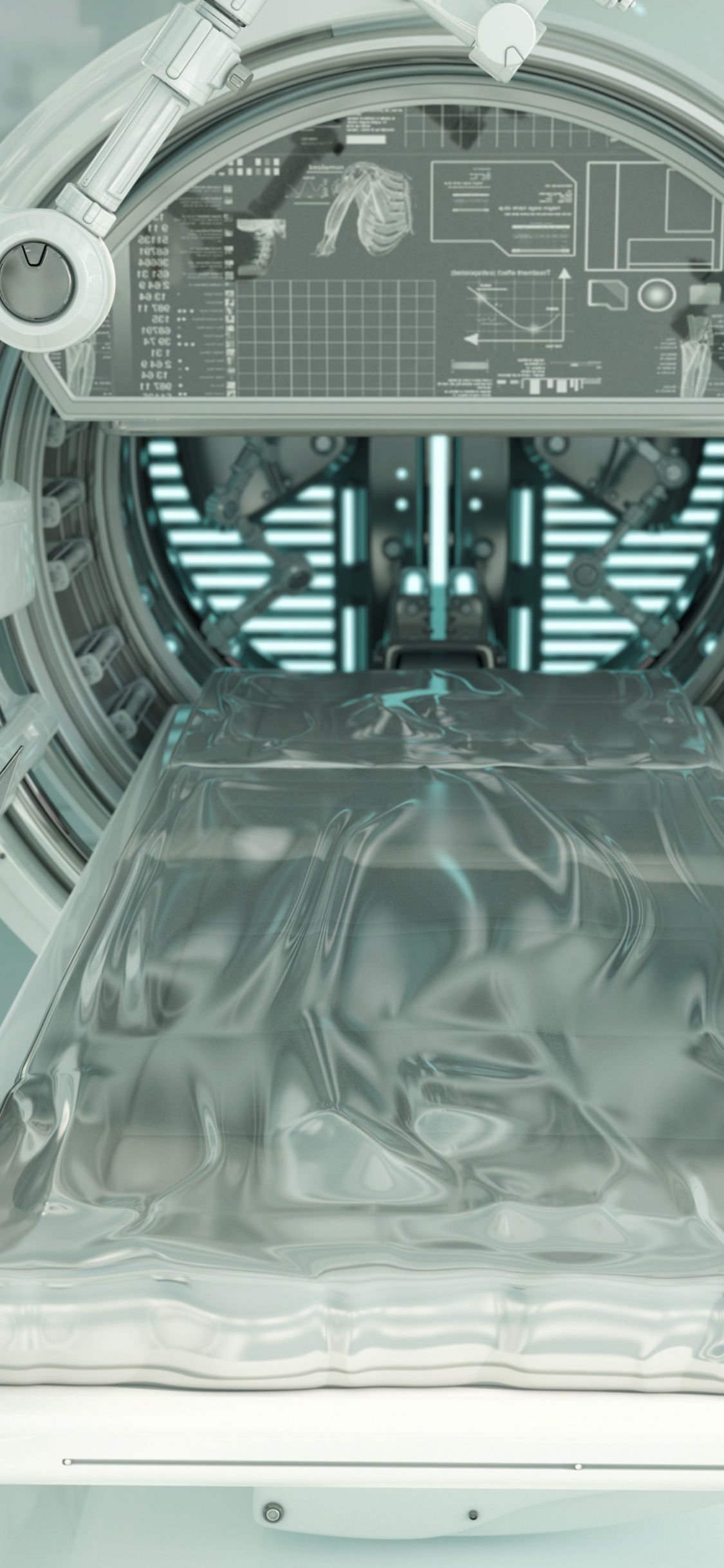 Papier Peint Fleuri Blanc et Bleu. Wallpaper in 1125x2436 Resolution