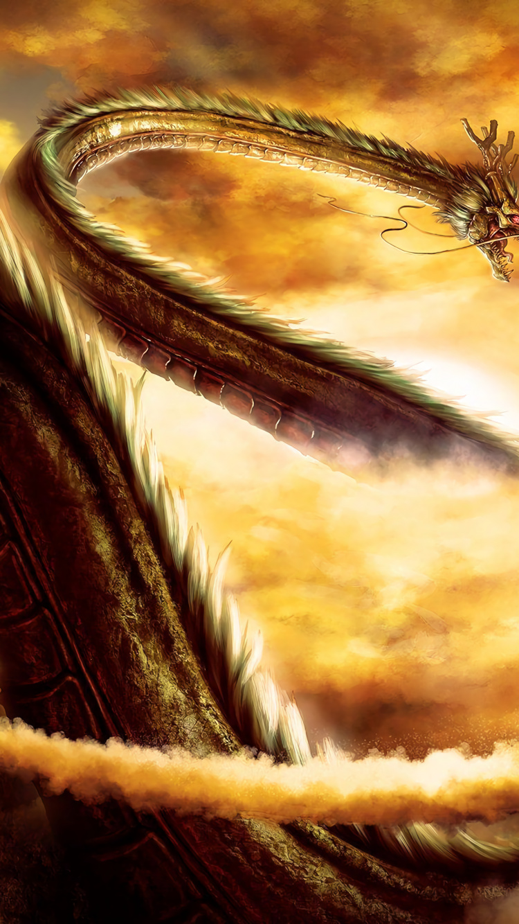 Dragon Ball Z, Goku, Dragon Ball z Kakarotto, Dragon Ball, Dragón. Wallpaper in 750x1334 Resolution