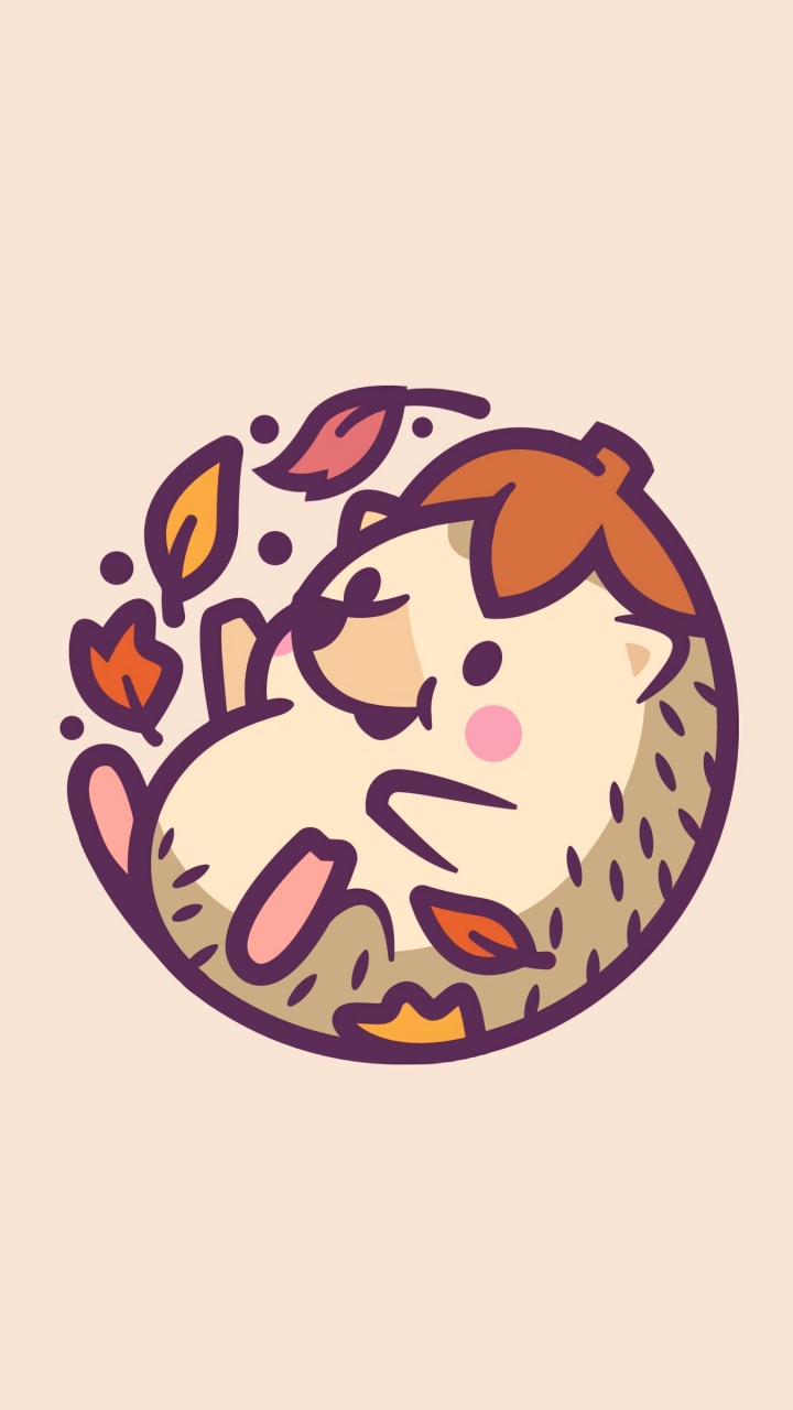 Illustration D'ours Blanc et Brun. Wallpaper in 720x1280 Resolution