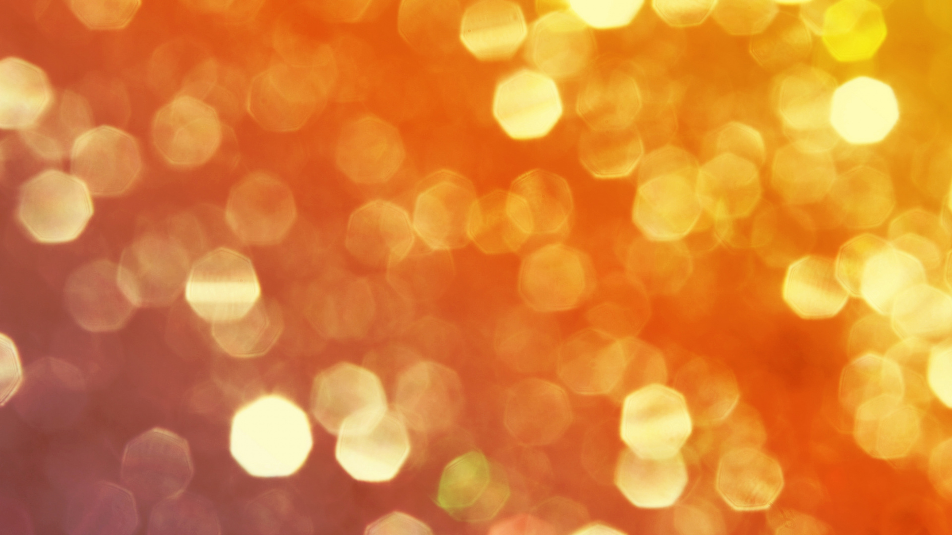 Luces Bokeh Naranjas y Blancas. Wallpaper in 1920x1080 Resolution