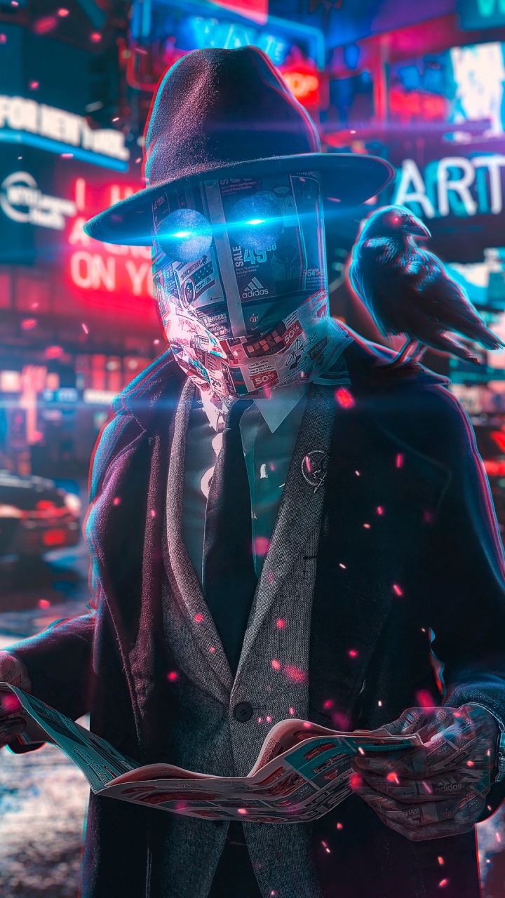 Unknown Guy, Light, Purple, Fashion, Coat. Wallpaper in 720x1280 Resolution