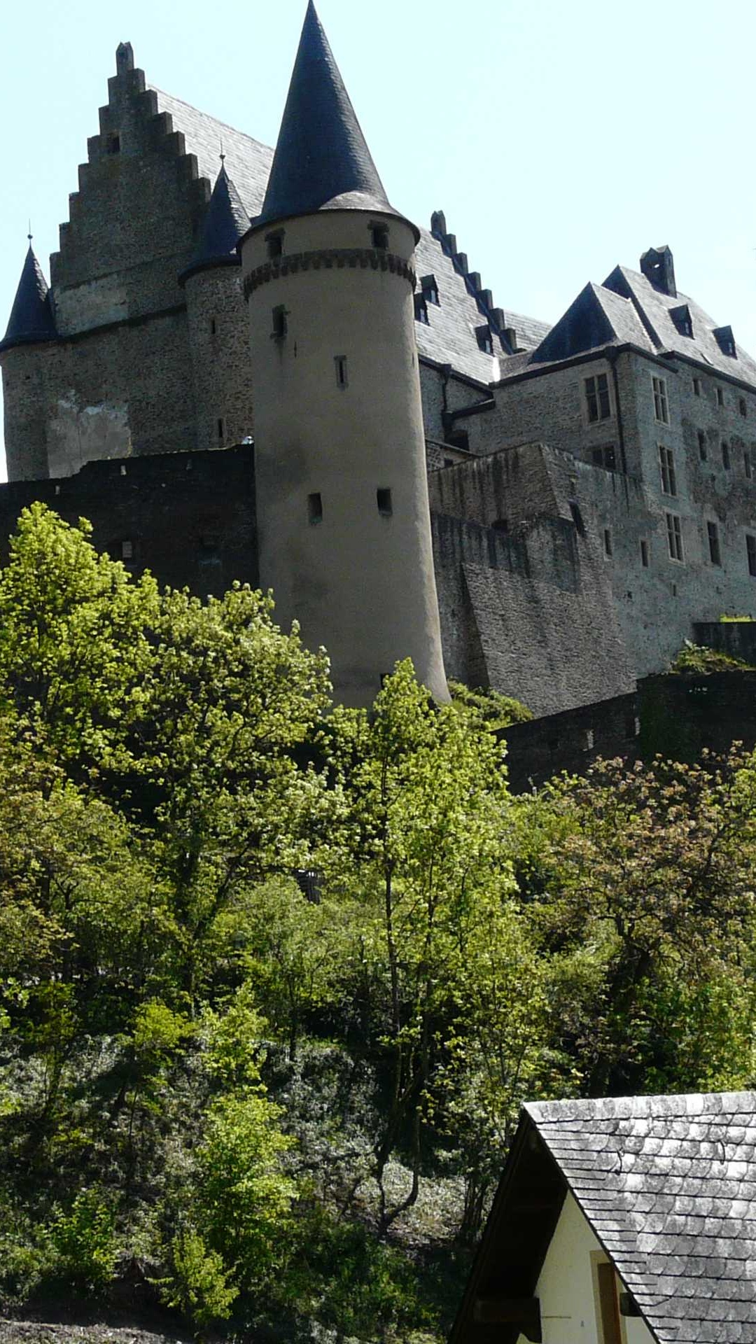 Château de Béton Gris Sur Terrain D'herbe Verte Pendant la Journée. Wallpaper in 1080x1920 Resolution