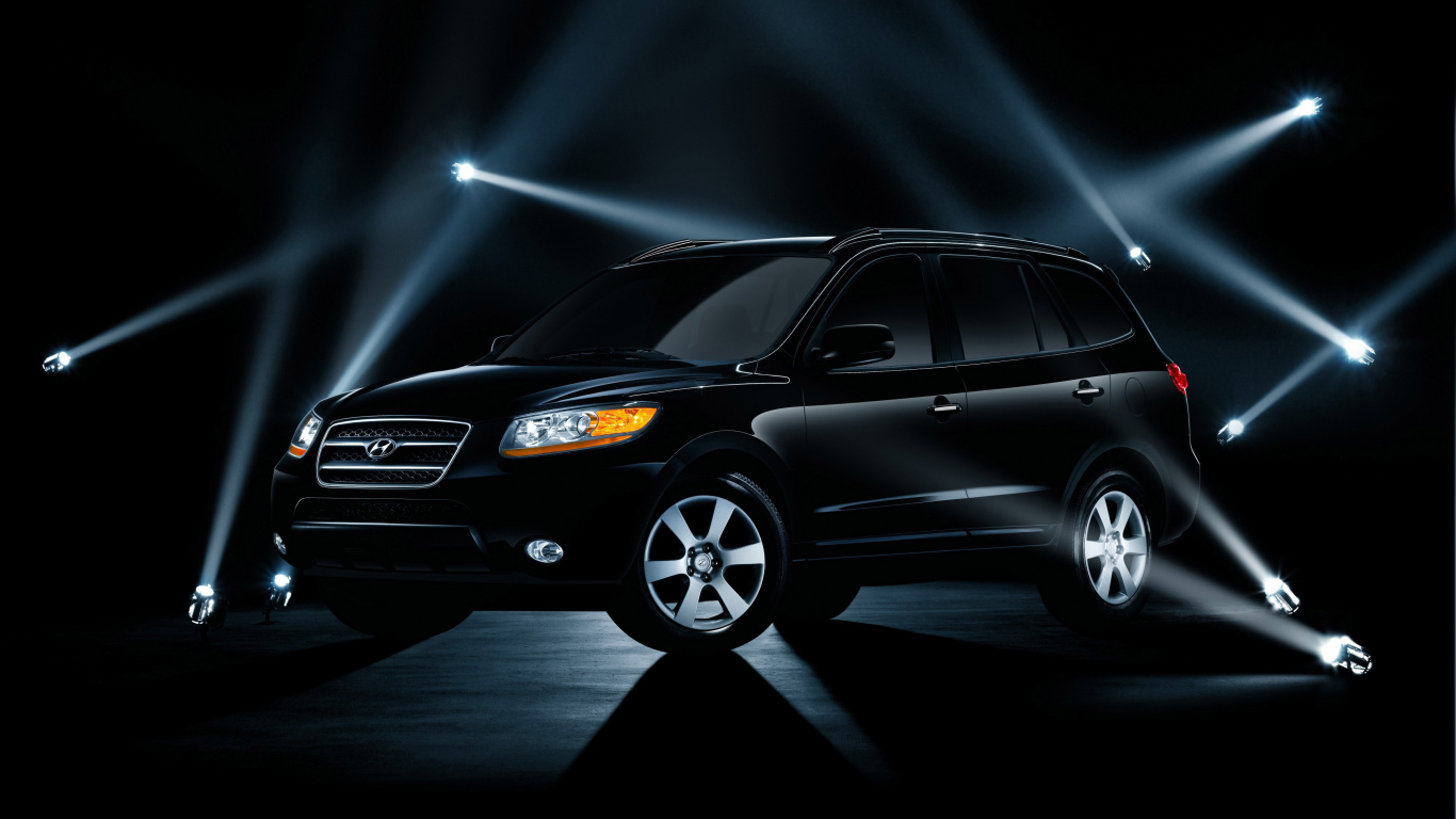 现代汽车公司, 现代汽车, 交叉suv, 车灯, 汽车雾灯的 壁纸 1366x768 允许