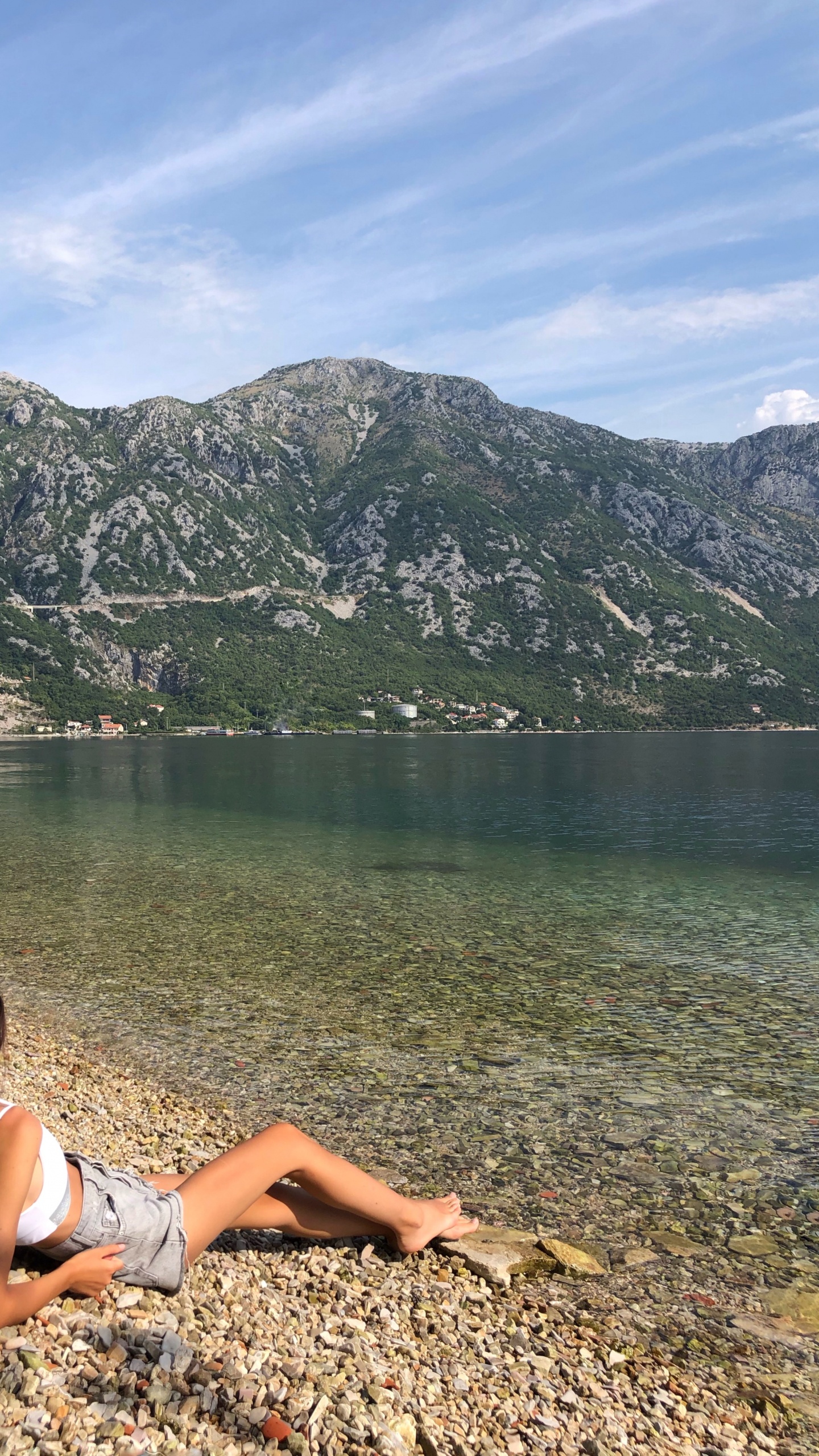 Fjord, Water, Mountain, Tourism, Body of Water. Wallpaper in 1440x2560 Resolution