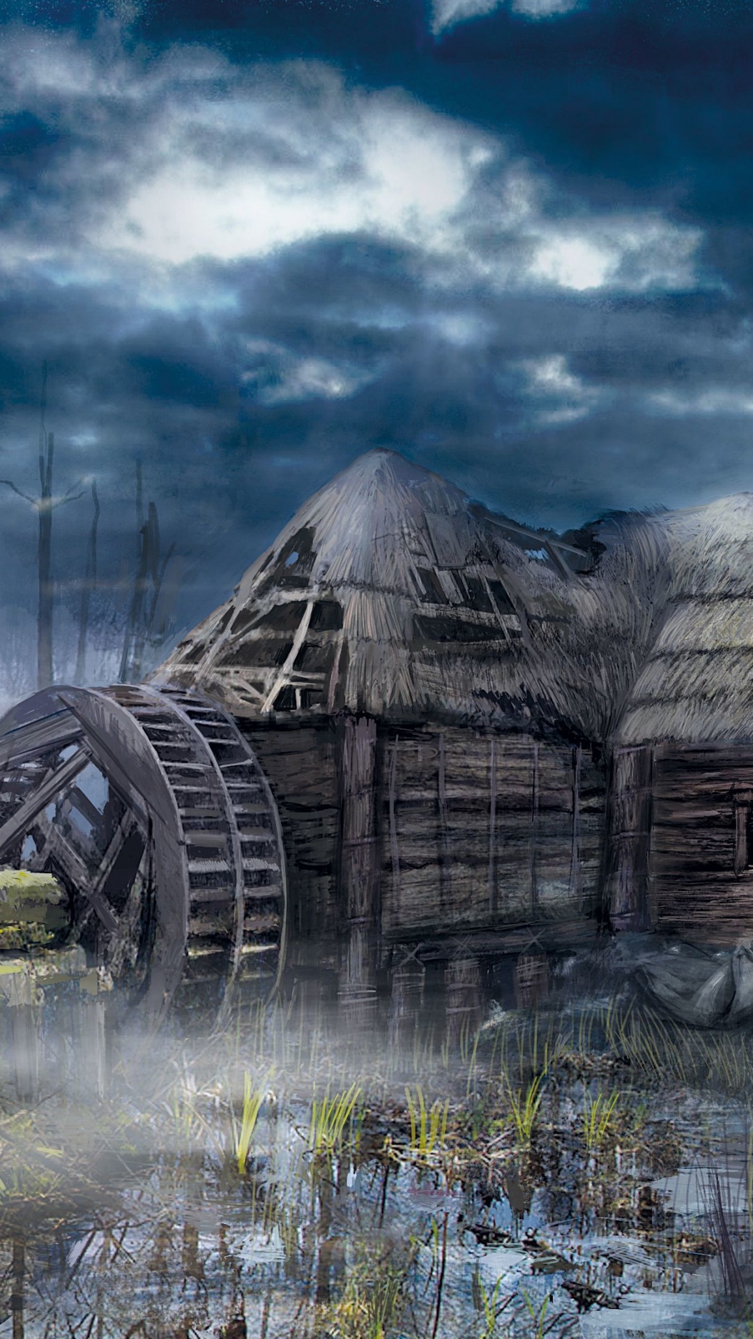 The Witcher 3 Wild Hunt, Witcher, Concept Art, Art, Nature. Wallpaper in 1080x1920 Resolution