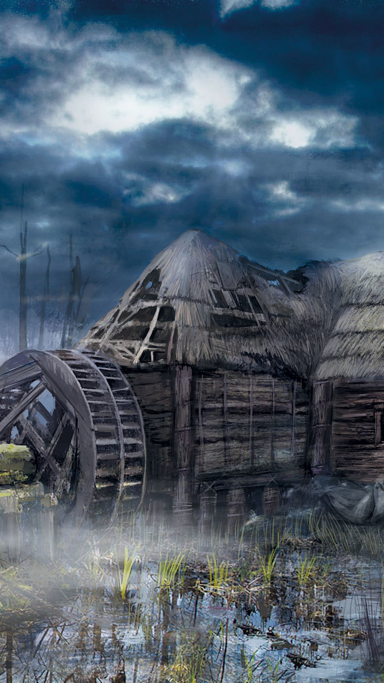 The Witcher 3 Wild Hunt, Witcher, Concept Art, Art, Nature. Wallpaper in 750x1334 Resolution