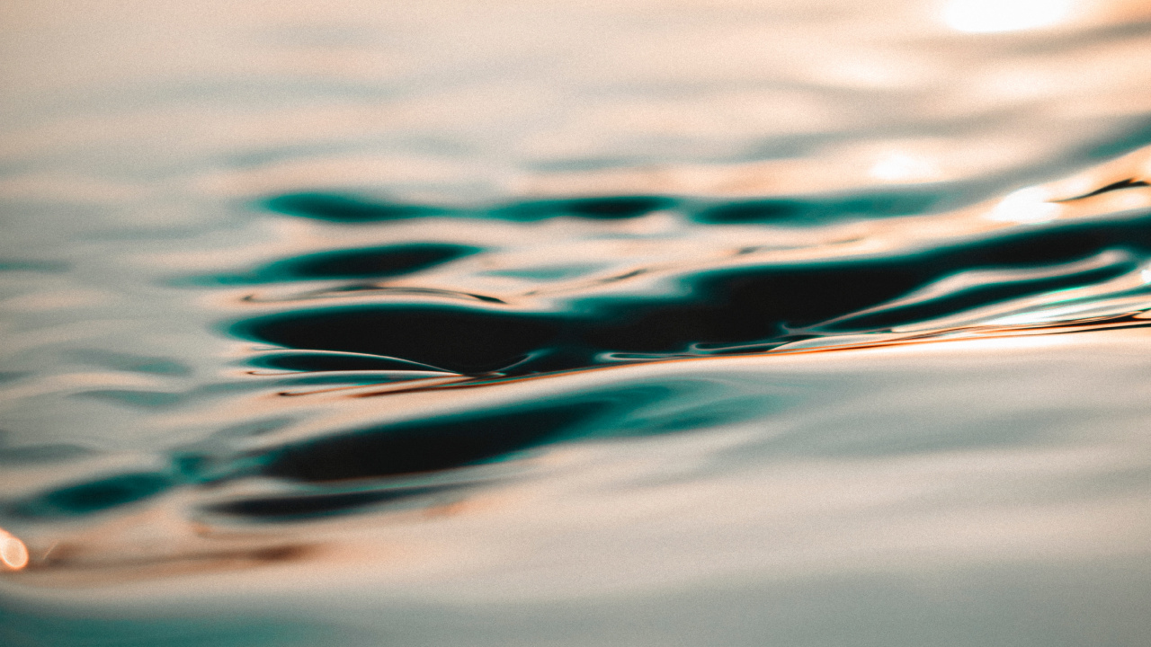 Water, Blue, Reflection, Green, Light. Wallpaper in 1280x720 Resolution