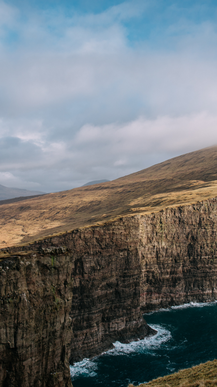 Trlanpan, Srvgsvatn, Eau, Highland, Paysage Naturel. Wallpaper in 750x1334 Resolution