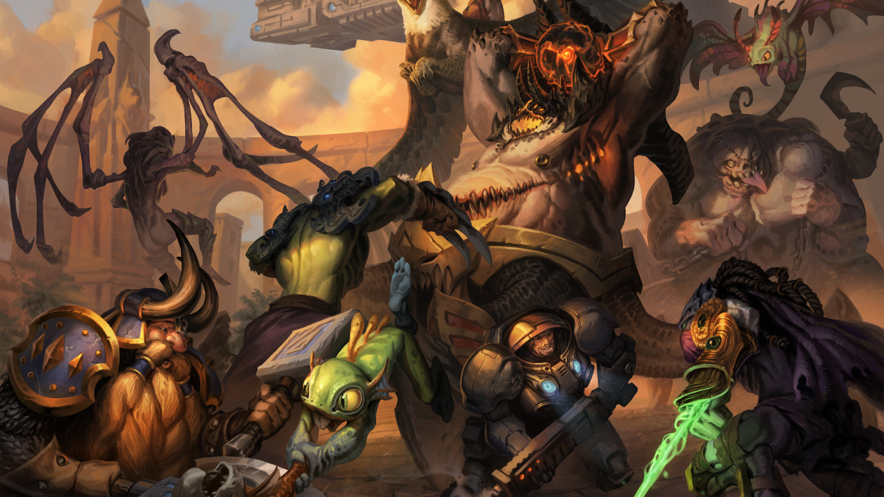 Los Héroes de la Tormenta, Mundo de Warcraft, Sarah Kerrigan, Videojuego de Estrategia, Juego de Pc. Wallpaper in 1280x720 Resolution