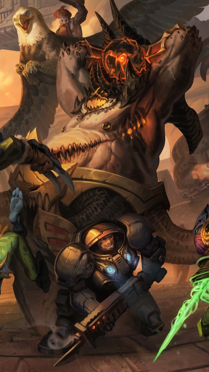 Los Héroes de la Tormenta, Mundo de Warcraft, Sarah Kerrigan, Videojuego de Estrategia, Juego de Pc. Wallpaper in 720x1280 Resolution