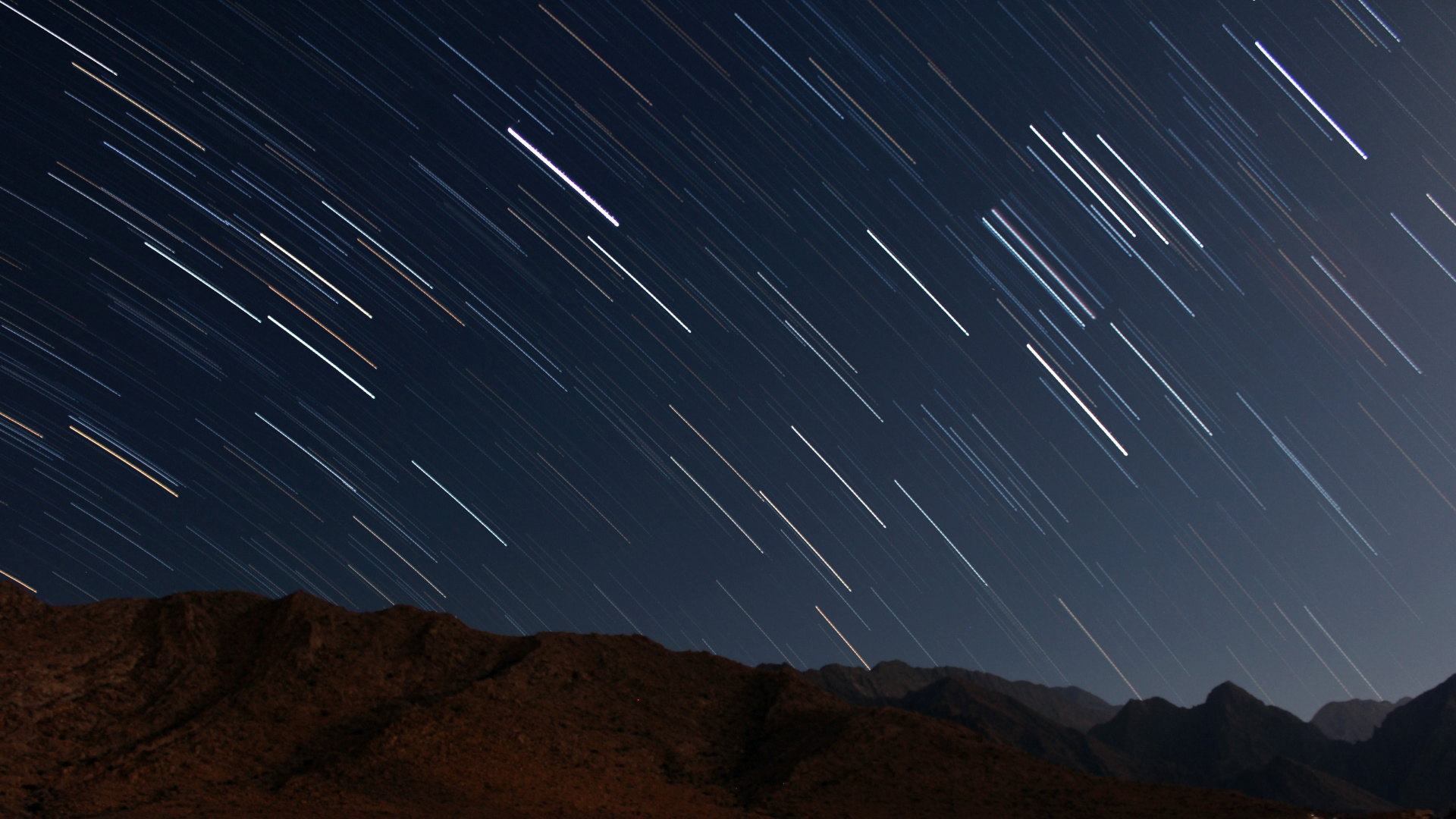 Time Lapse Photography of Stars in Sky. Wallpaper in 1920x1080 Resolution