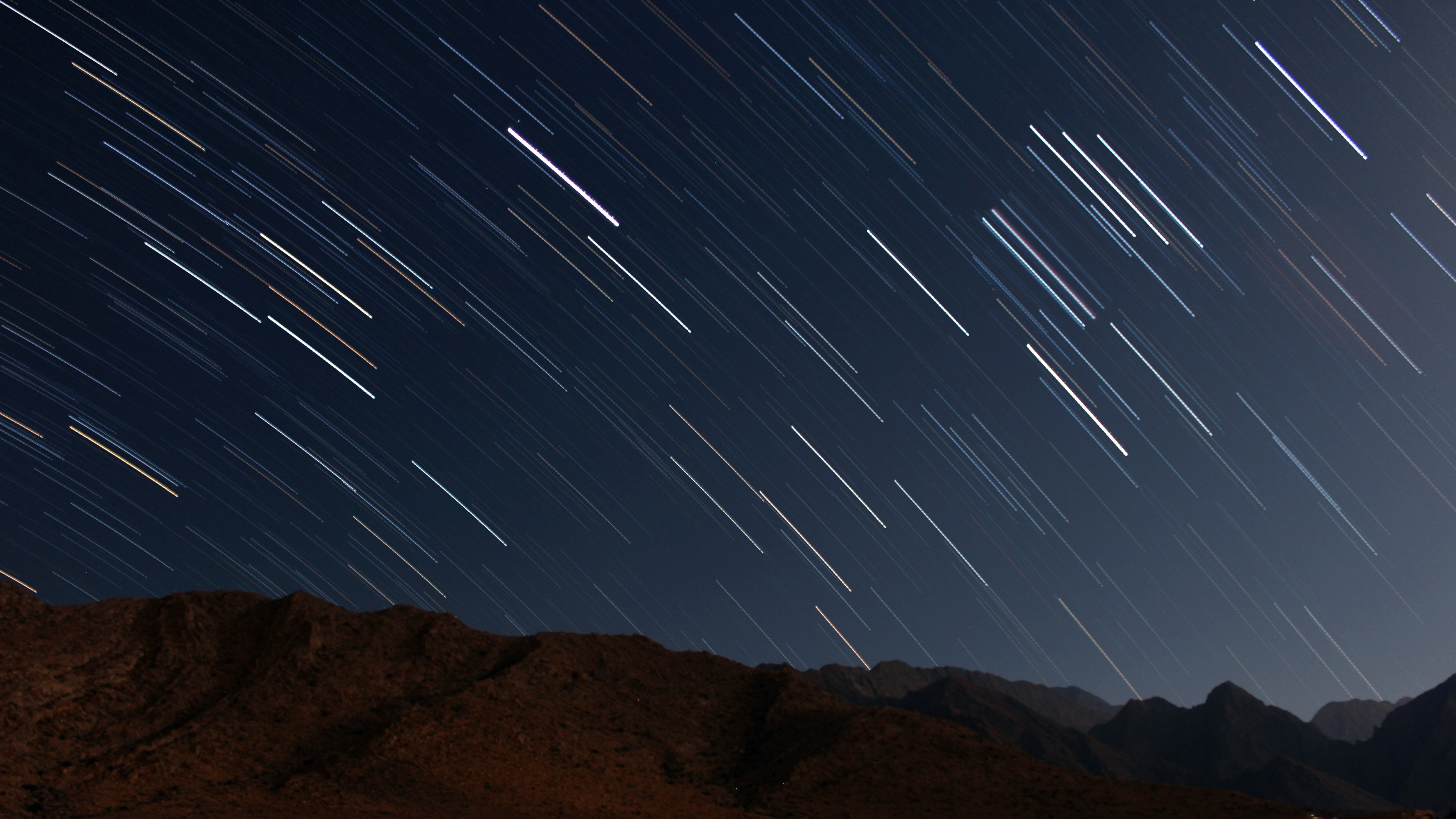 Time Lapse Photography of Stars in Sky. Wallpaper in 3840x2160 Resolution