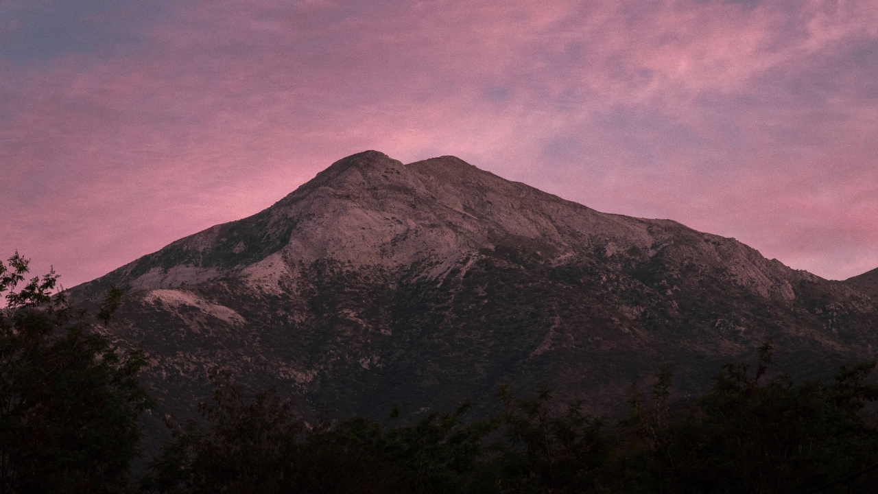 Dusk, Wilderness, Morning, Mountainous Landforms, Mountain. Wallpaper in 1280x720 Resolution