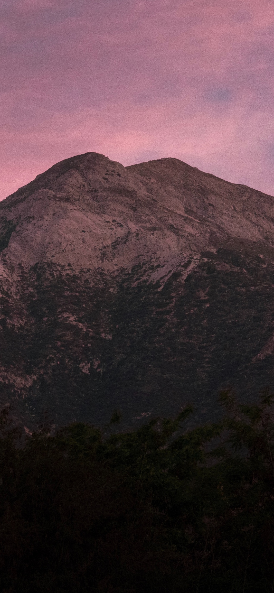 荒野, 早上, 多山的地貌, 晚上, 天空 壁纸 1125x2436 允许