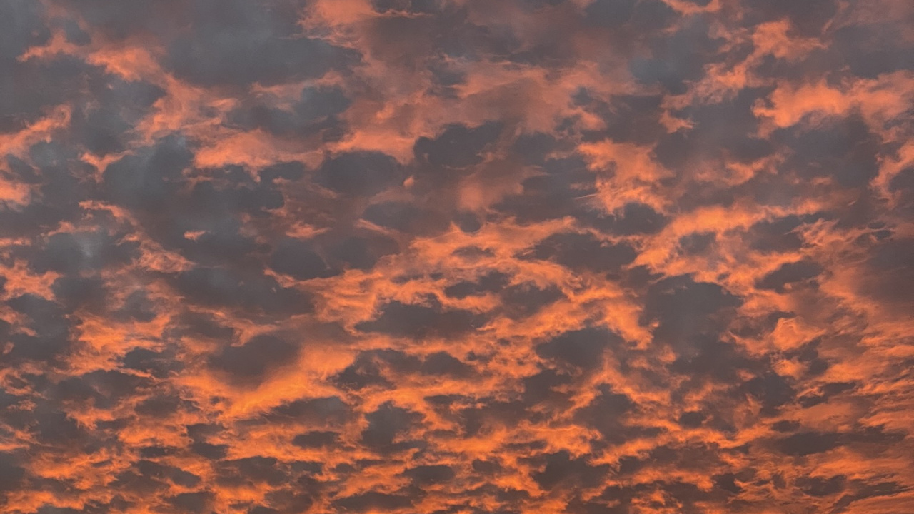 Naranja, Atardecer, Puesta, Rojo, Afterglow. Wallpaper in 1280x720 Resolution