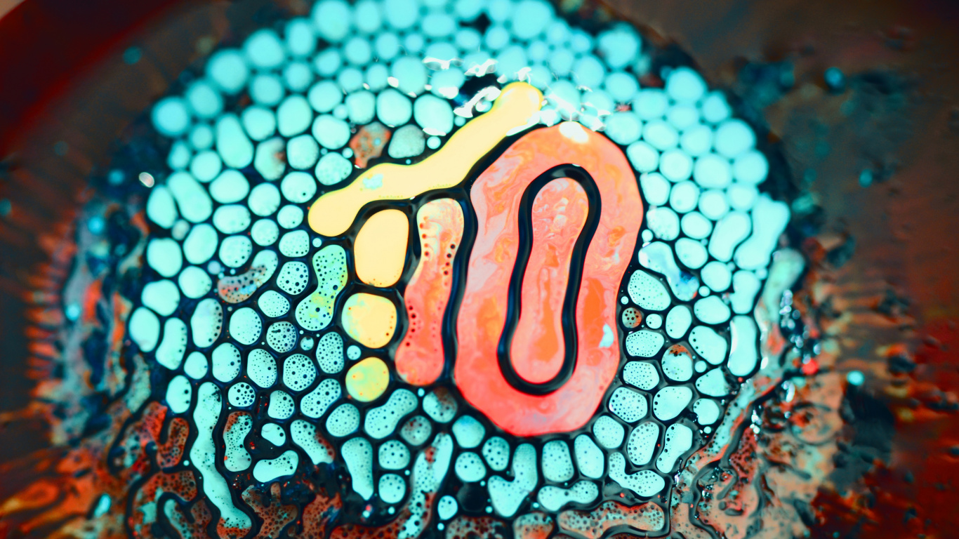 Blue and Brown Heart Shaped Stone. Wallpaper in 1366x768 Resolution