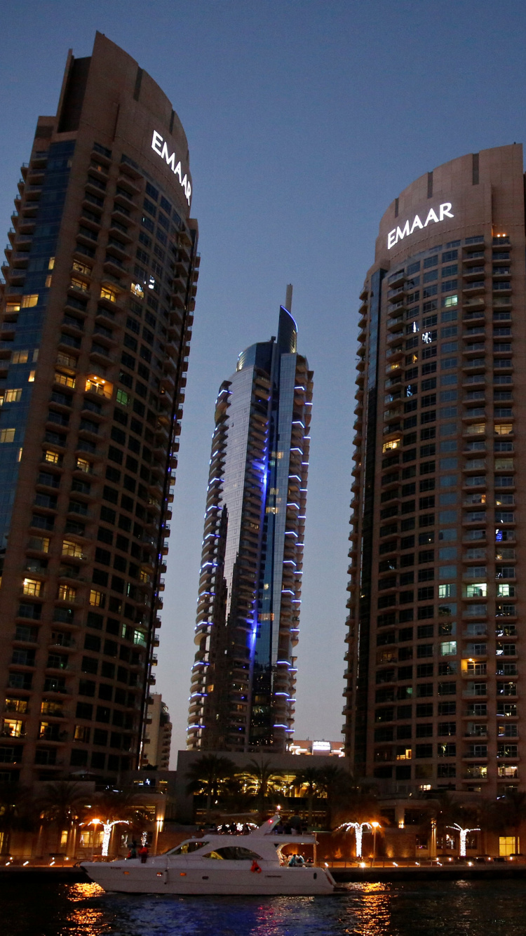 City Skyline During Night Time. Wallpaper in 750x1334 Resolution