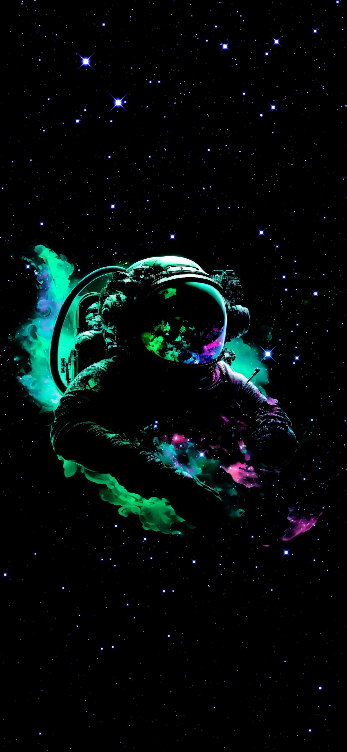 Weltraum, Schwarz, Amoled, Telefon, Gr. Wallpaper in 1125x2436 Resolution