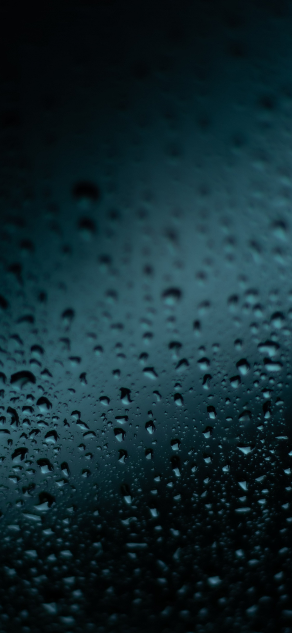 Gotas de Agua Sobre Vidrio Transparente. Wallpaper in 1125x2436 Resolution