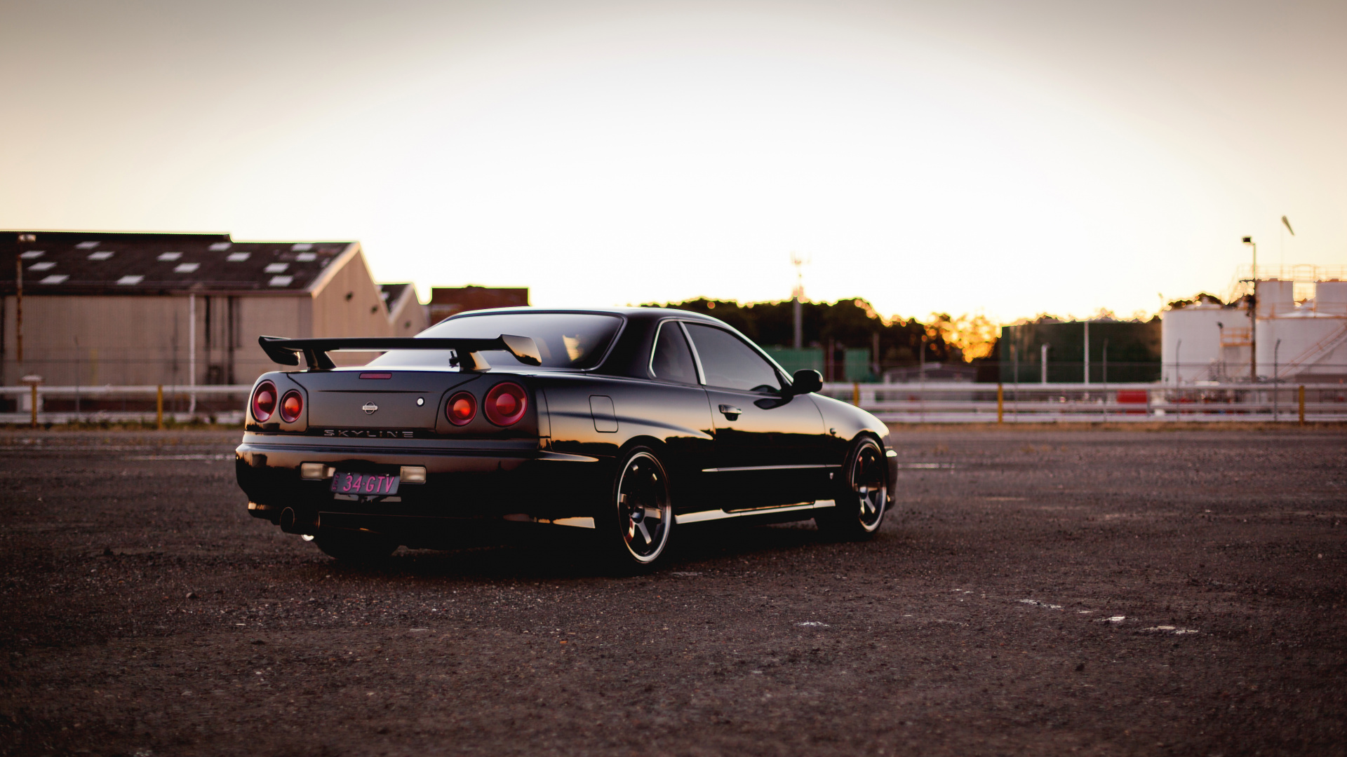 Black Coupe on Road During Daytime. Wallpaper in 1920x1080 Resolution