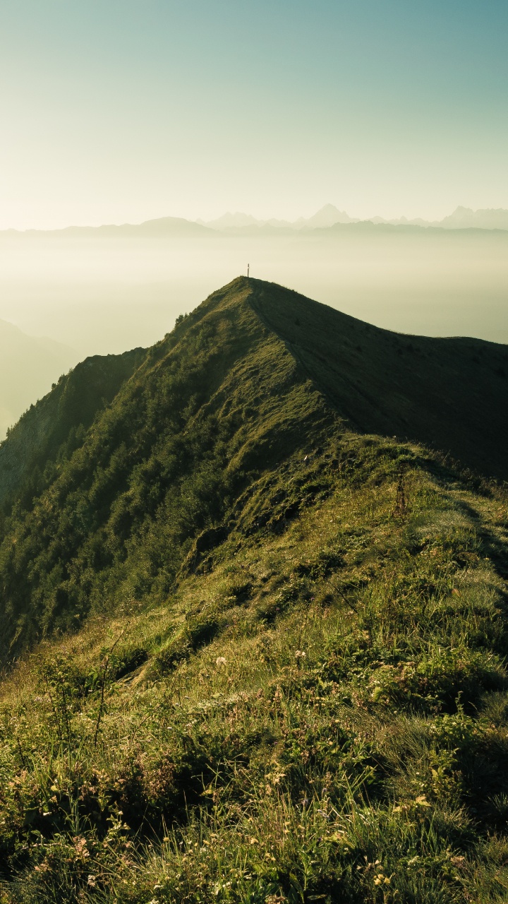 Mountain, Mountain Range, Mountainous Landforms, Highland, Nature. Wallpaper in 720x1280 Resolution