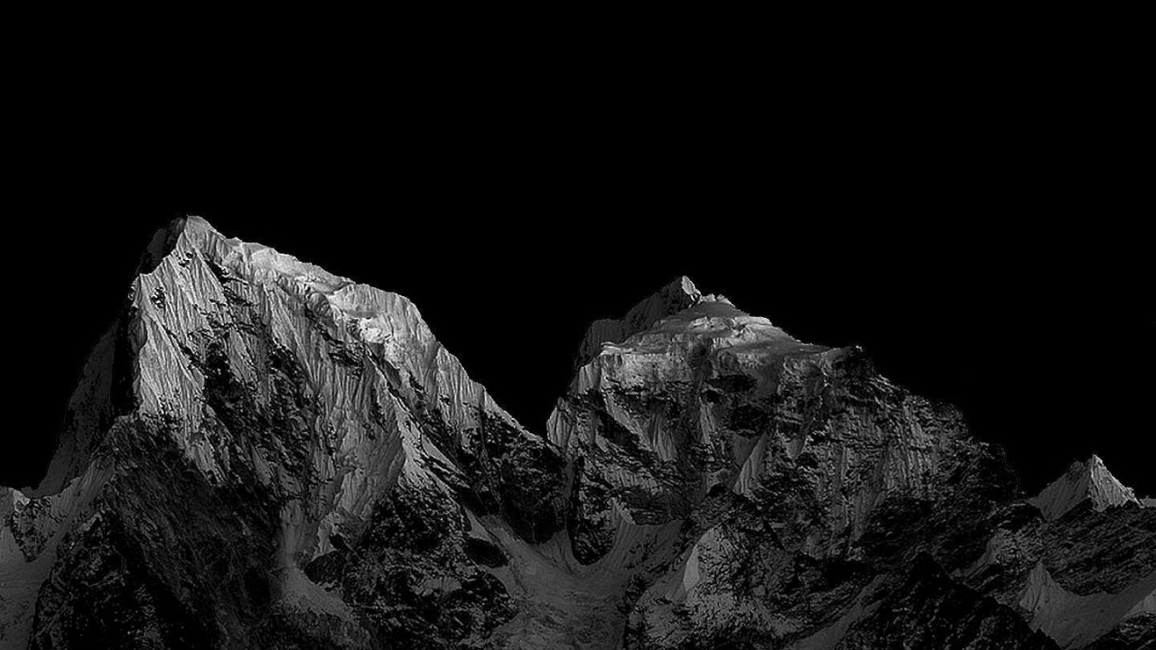 OLED, Monochrome, Noir et Blanc, Obscurité. Wallpaper in 1280x720 Resolution