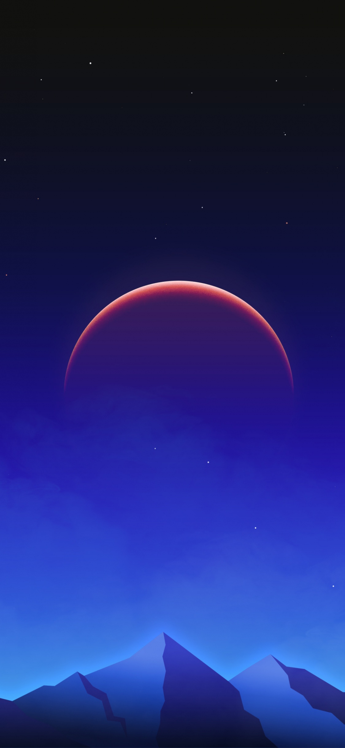 Atmosphäre, Blau, Licht, Natur, Natürlichen Umgebung. Wallpaper in 1125x2436 Resolution